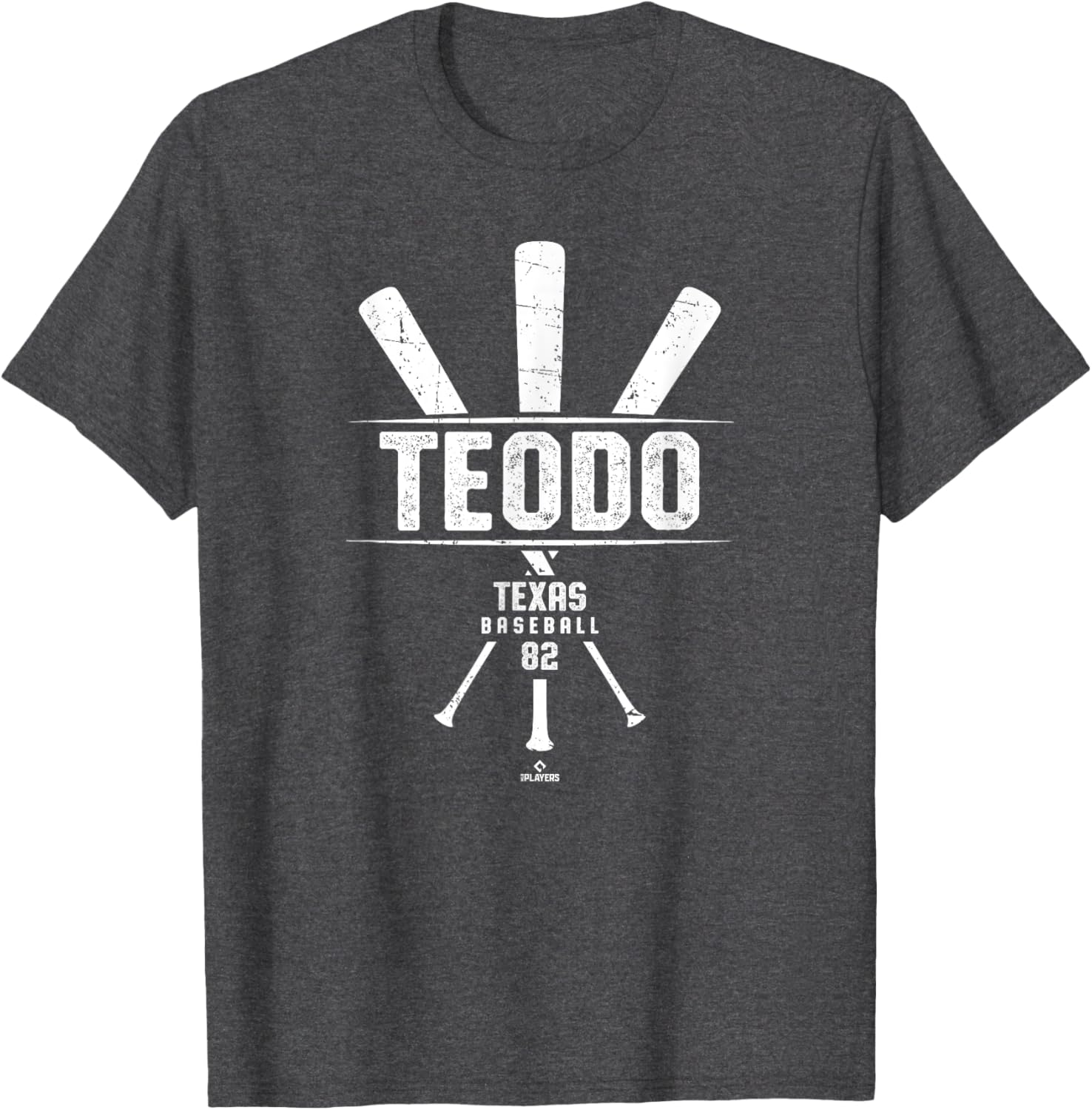 Vintage Baseball Bat Gameday T-Shirt for Texas Fans by Emiliano Teodo - 4