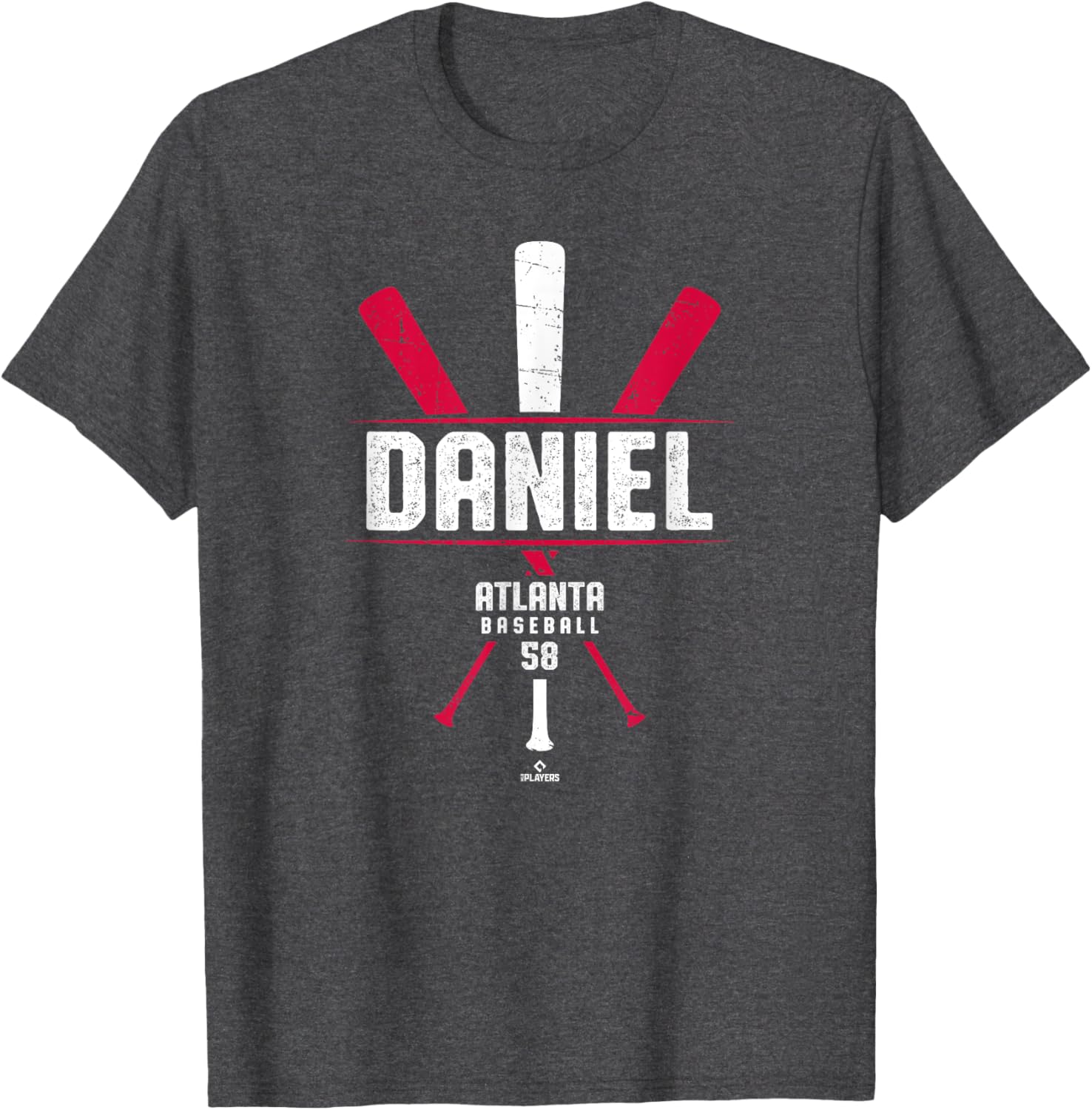 Vintage Baseball Bat Gameday T-Shirt for Atlanta Baseball Fans - 1