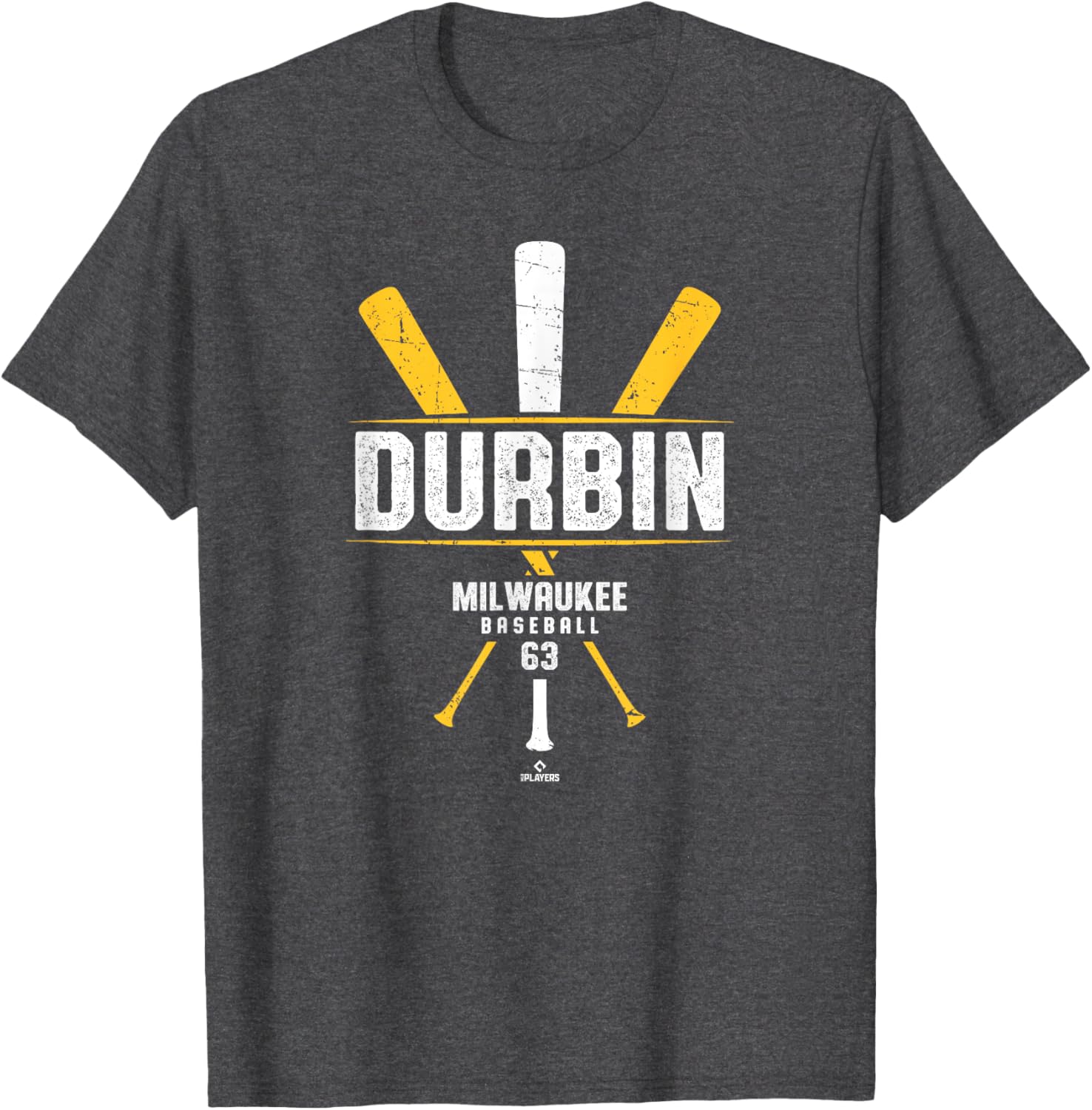 Vintage Baseball Bat Caleb Durbin Milwaukee T-Shirt for Gameday Fun - 3