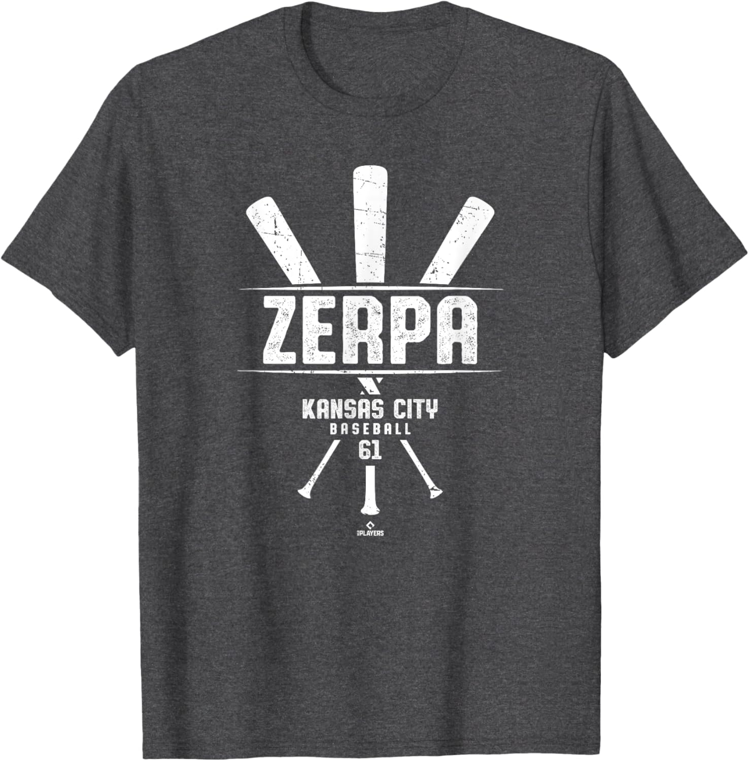 Vintage Baseball Bat Gameday Angel Zerpa Kansas City T-Shirt for Fans - 5