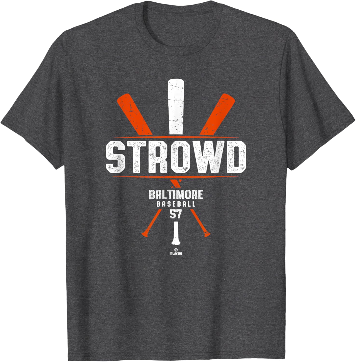 Vintage Baseball Bat Gameday T-Shirt for Kade Strowd Baltimore Fans - 3