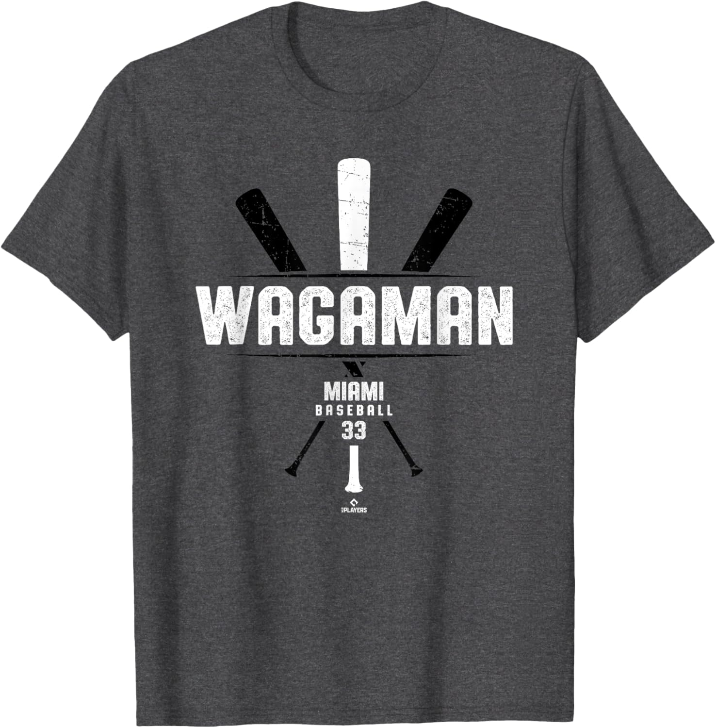 Vintage Baseball Bat T-Shirt for Miami Fans | Eric Wagaman Gameday Apparel - 6