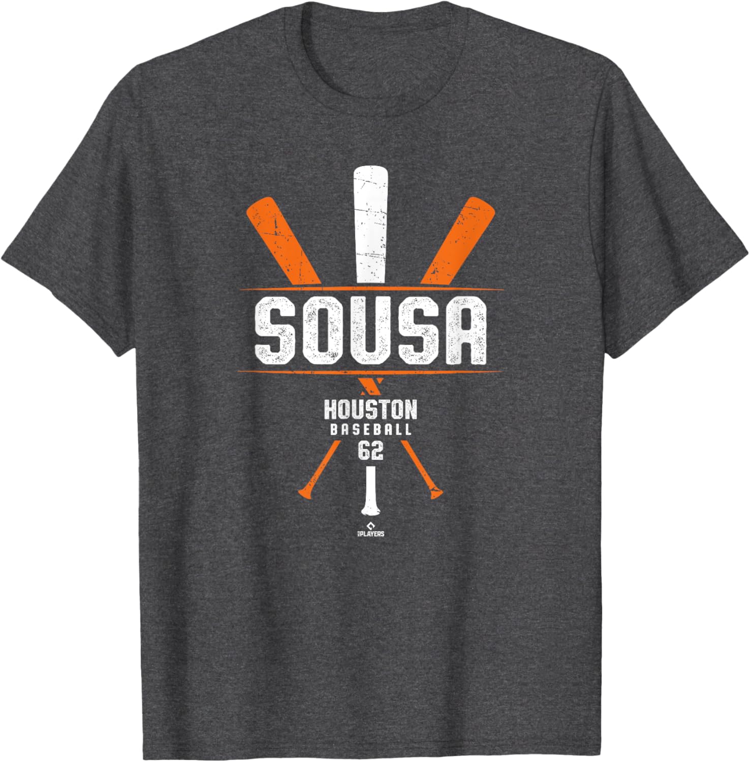 Vintage Baseball Bat Gameday T-Shirt for Houston Fans - Bennett Sousa Design - 5