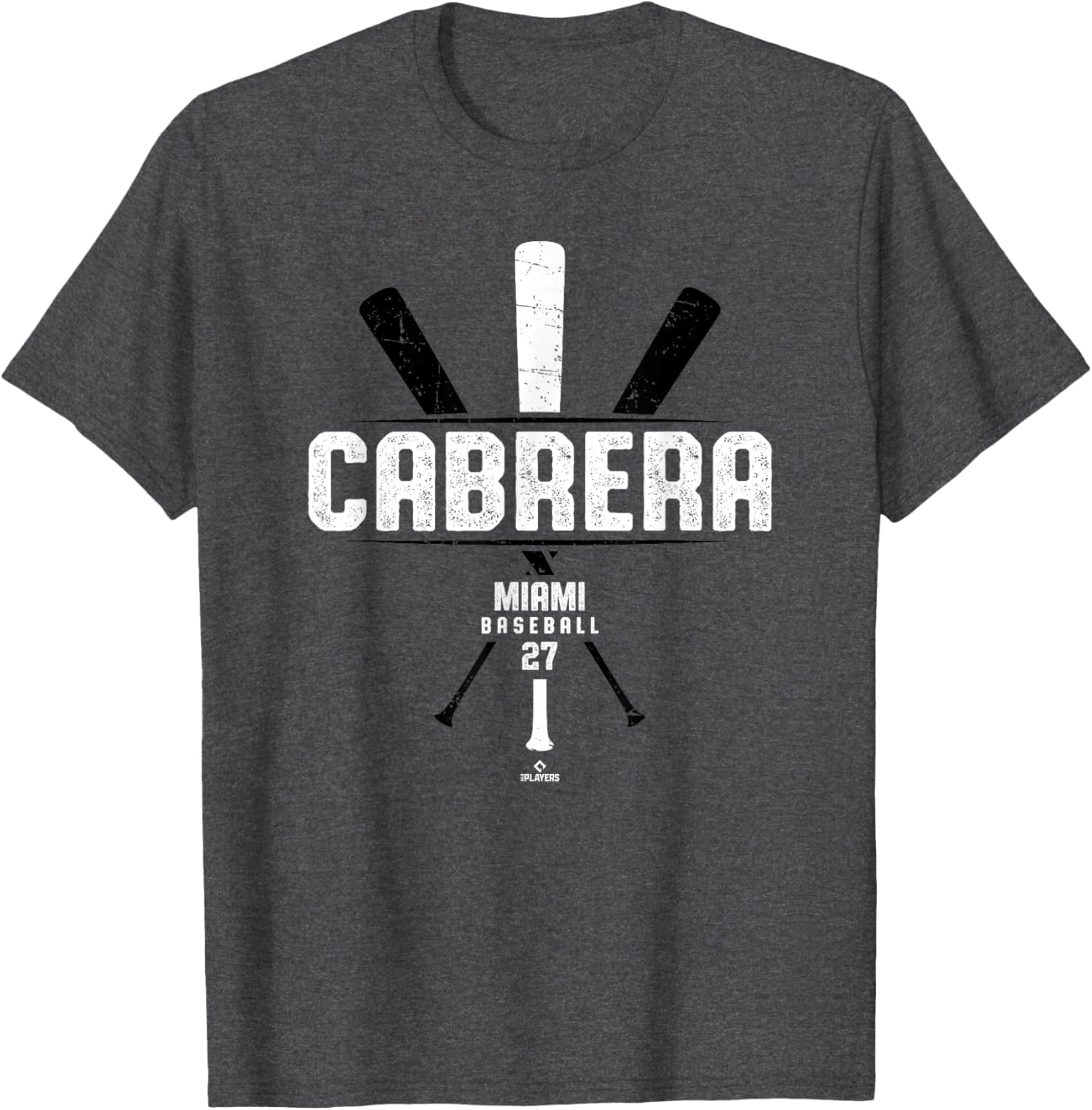 Vintage Baseball Bat T-Shirt for Edward Cabrera Miami Fans - 3
