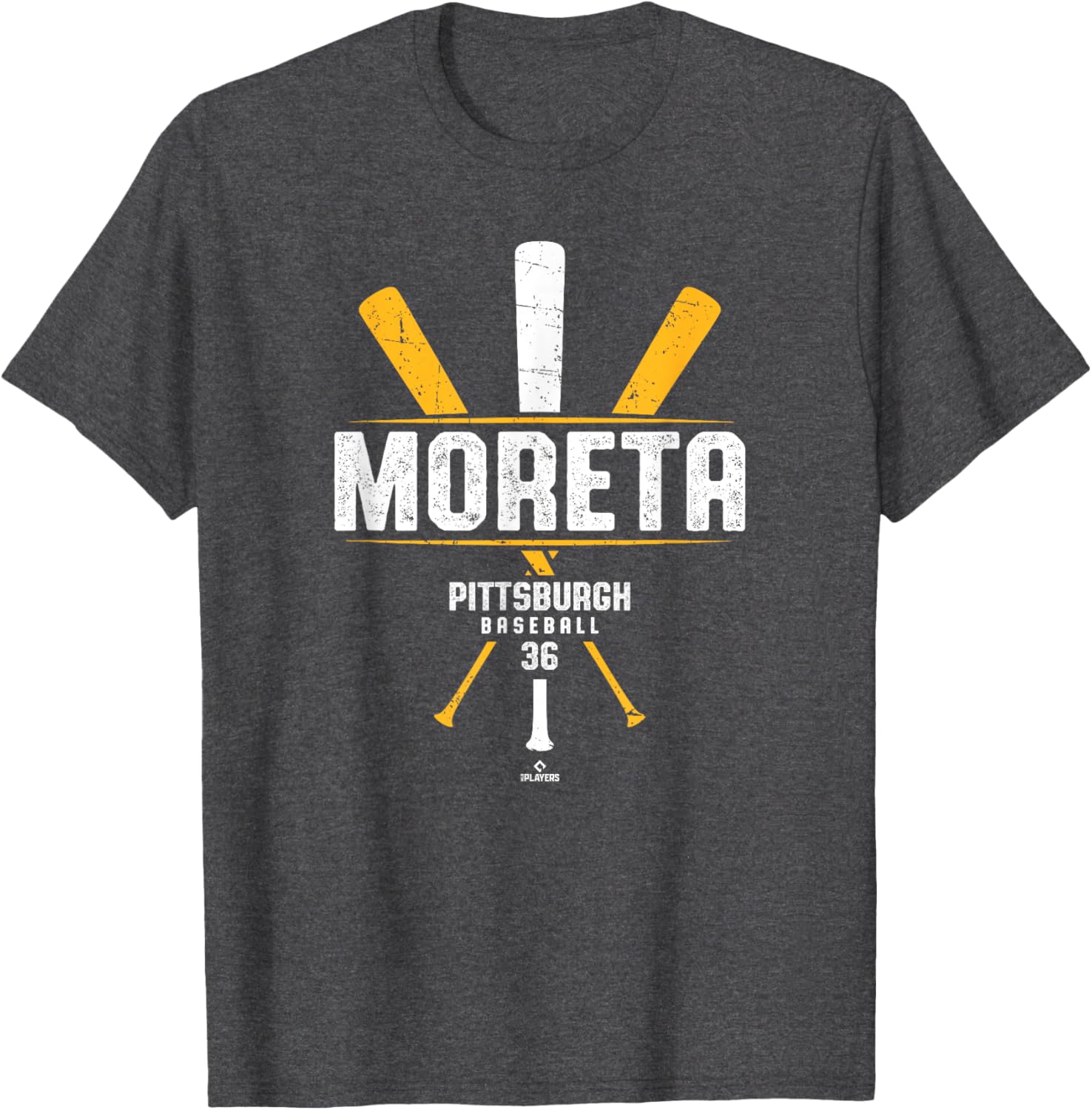 Vintage Baseball Bat Gameday Dauri Moreta Pittsburgh T-Shirt for Fans - 1