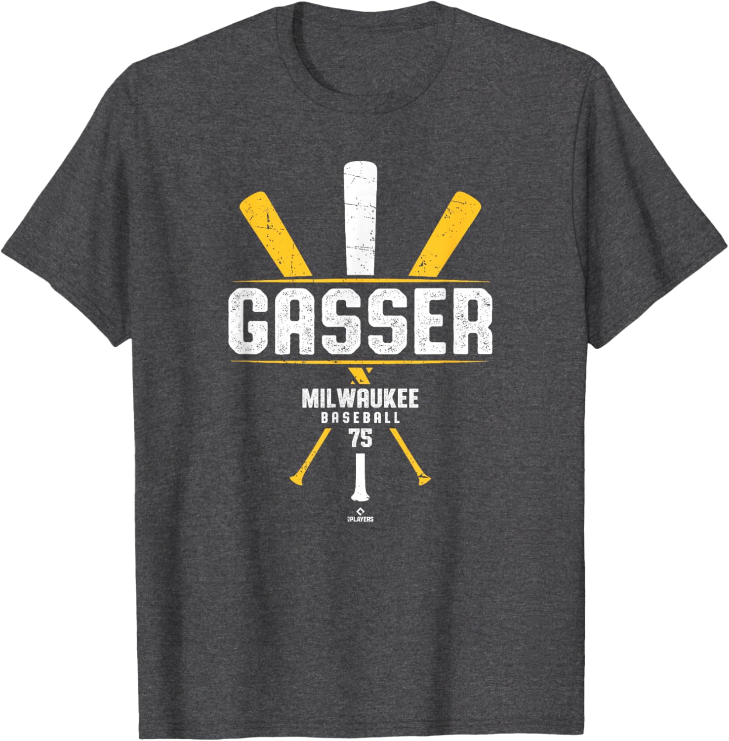 Vintage Baseball Bat Gameday Robert Gasser Milwaukee T-Shirt for Fans - 4