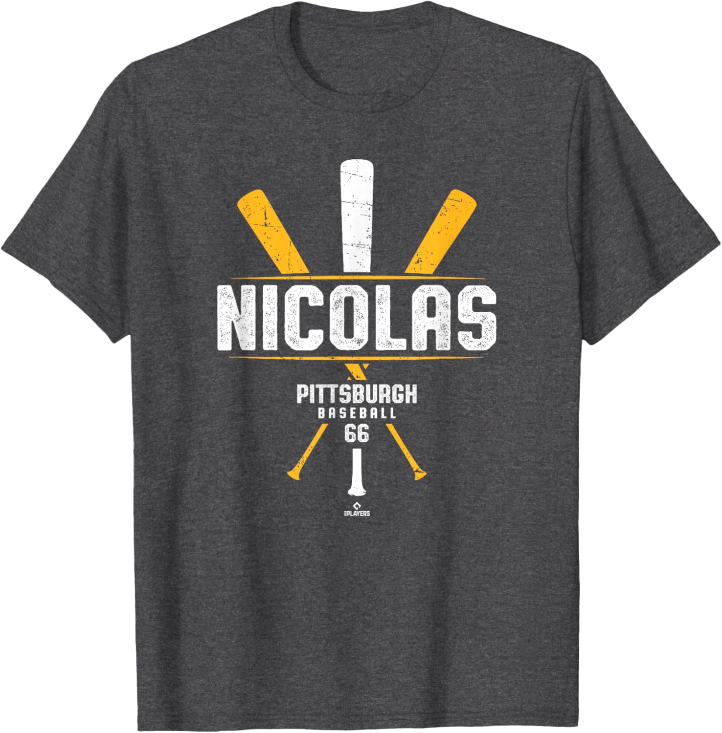 Vintage Baseball Bat Gameday Kyle Nicolas Pittsburgh T-Shirt for Fans - 2