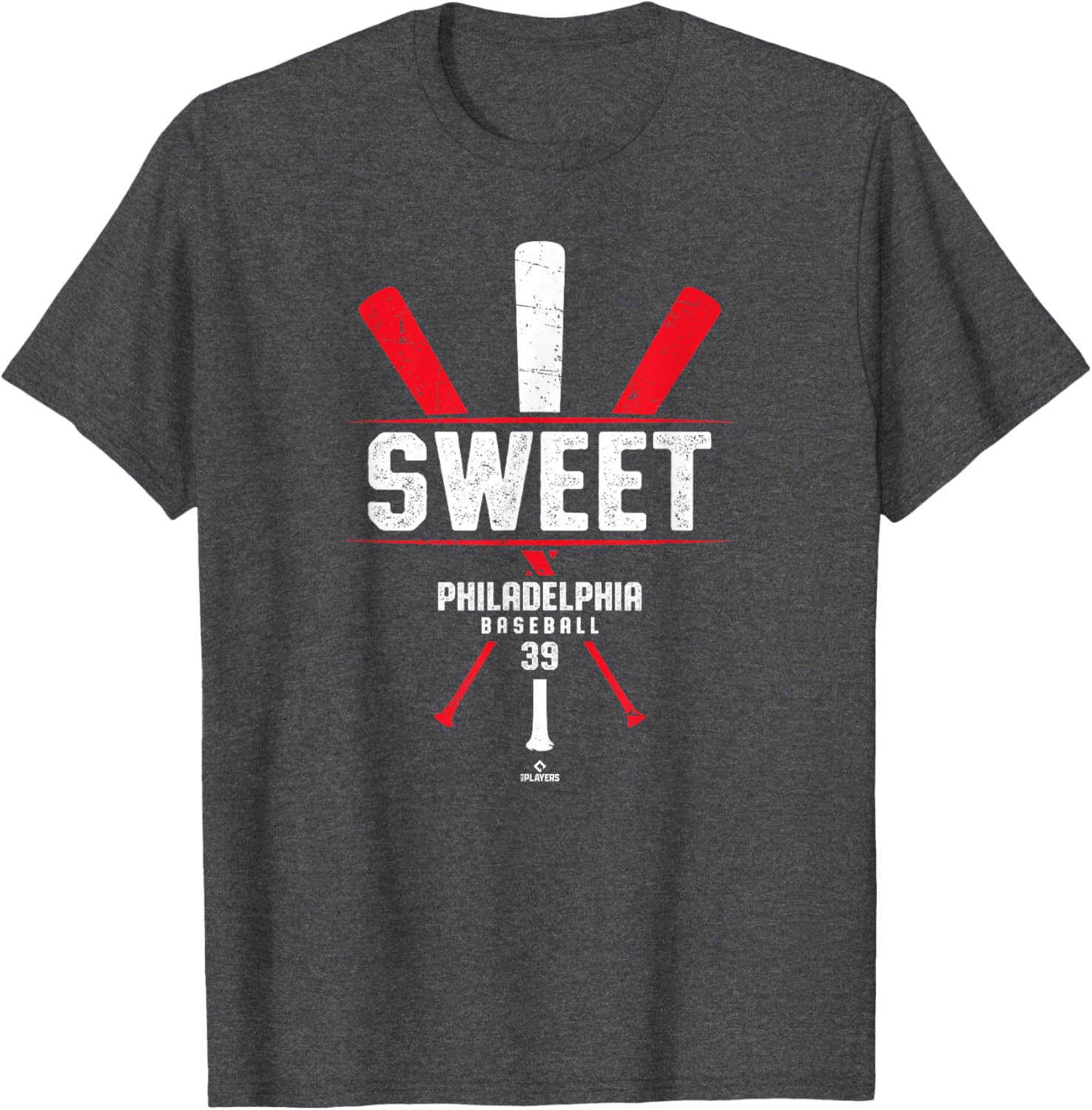 Vintage Baseball Bat Devin Sweet Philadelphia T-Shirt for Game Day Fun - 4