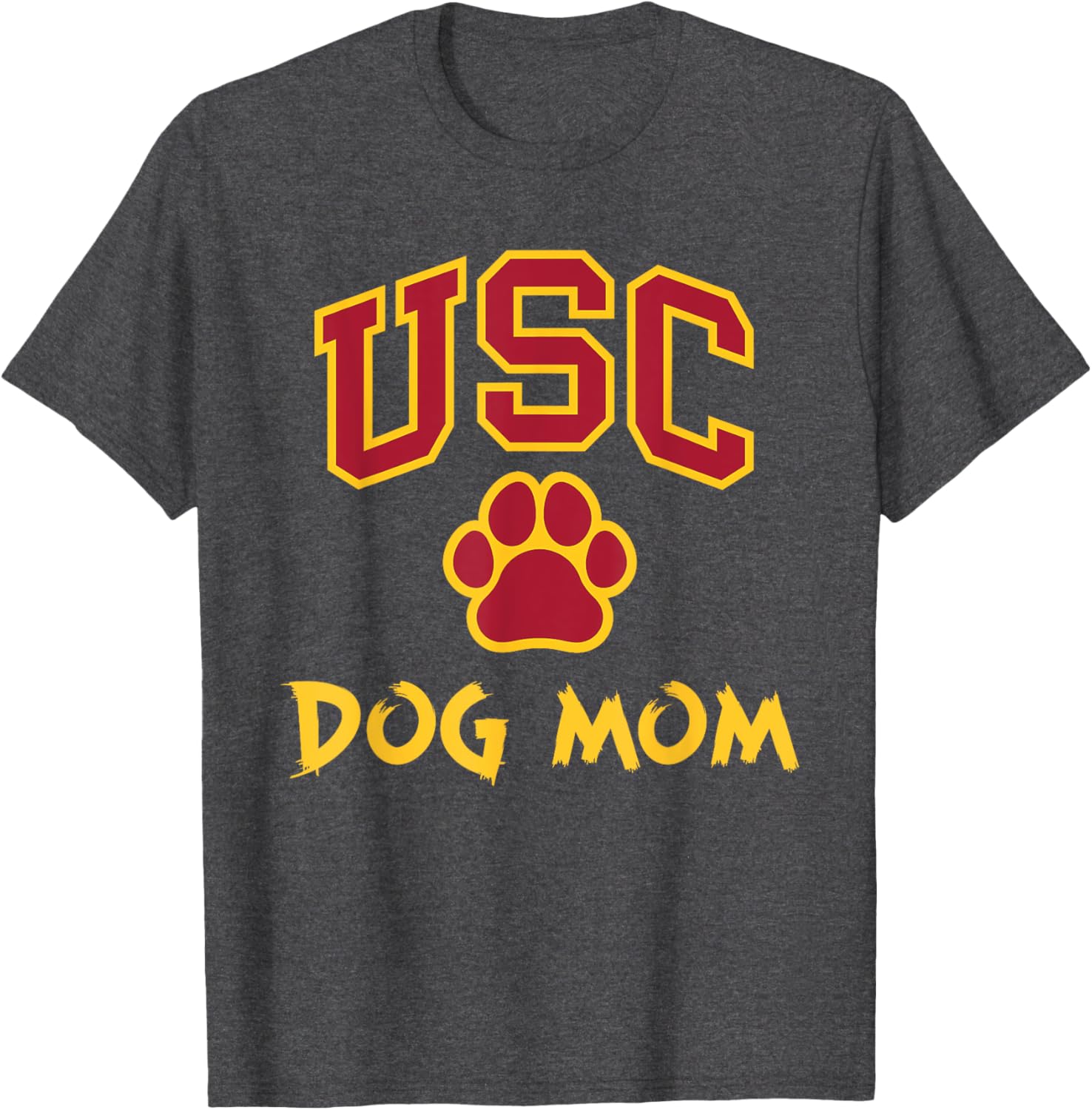USC Southern Cal Dog Mom Pet Lover T-Shirt for Sports Fans - 3