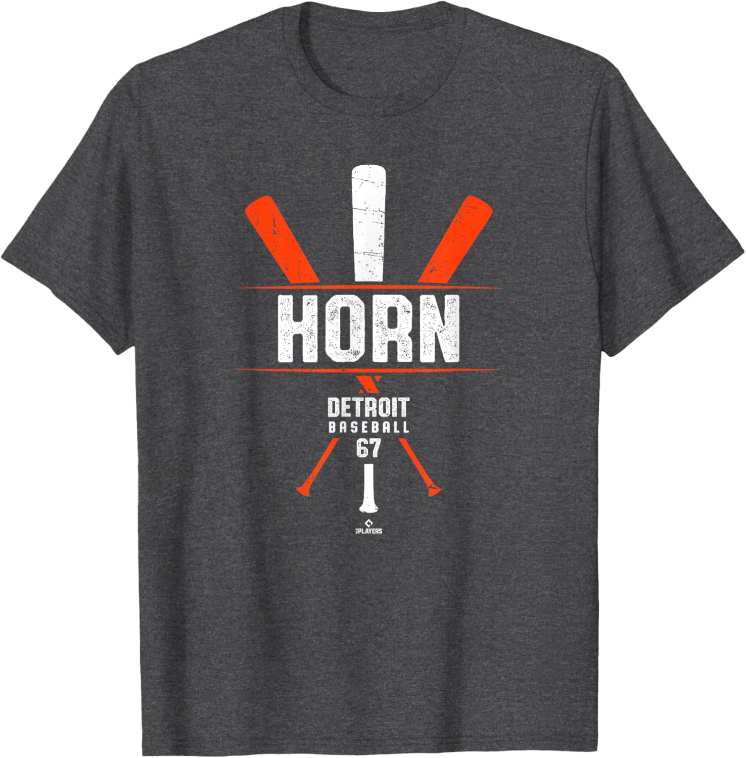 Vintage Baseball Bat Gameday Bailey Horn Detroit T-Shirt for Fans - 2