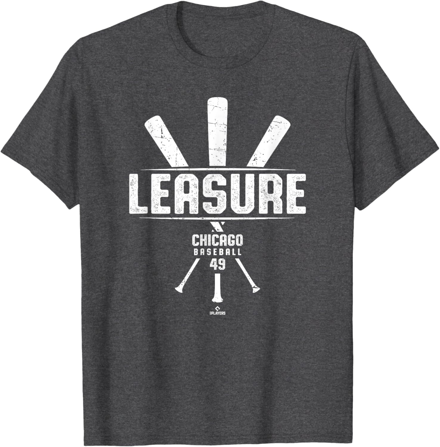 Vintage Chicago Baseball T-Shirt Gameday Jordan Leasure Bat Design - 3
