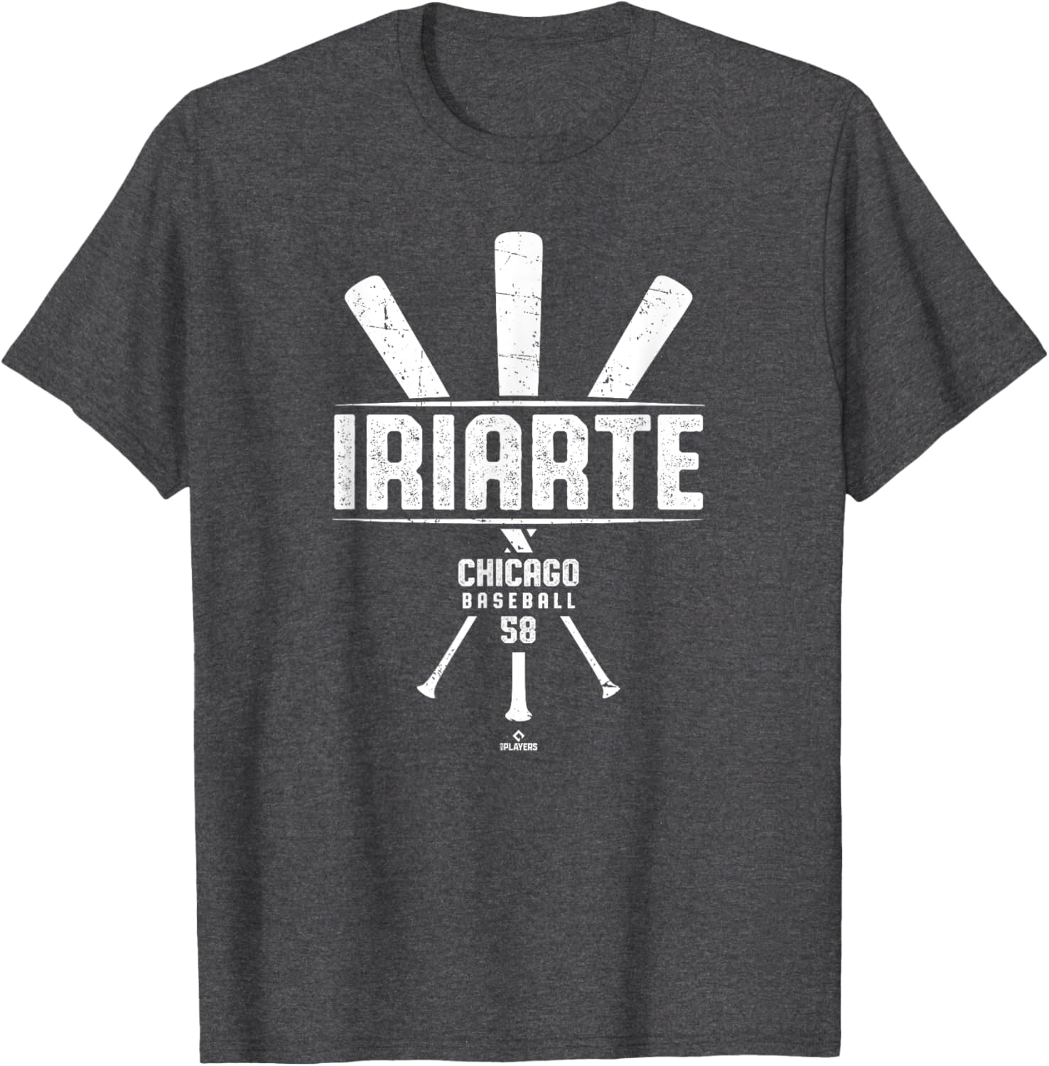Vintage Baseball Bat Chicago T-Shirt by Jairo Iriarte for Gameday Fun - 1