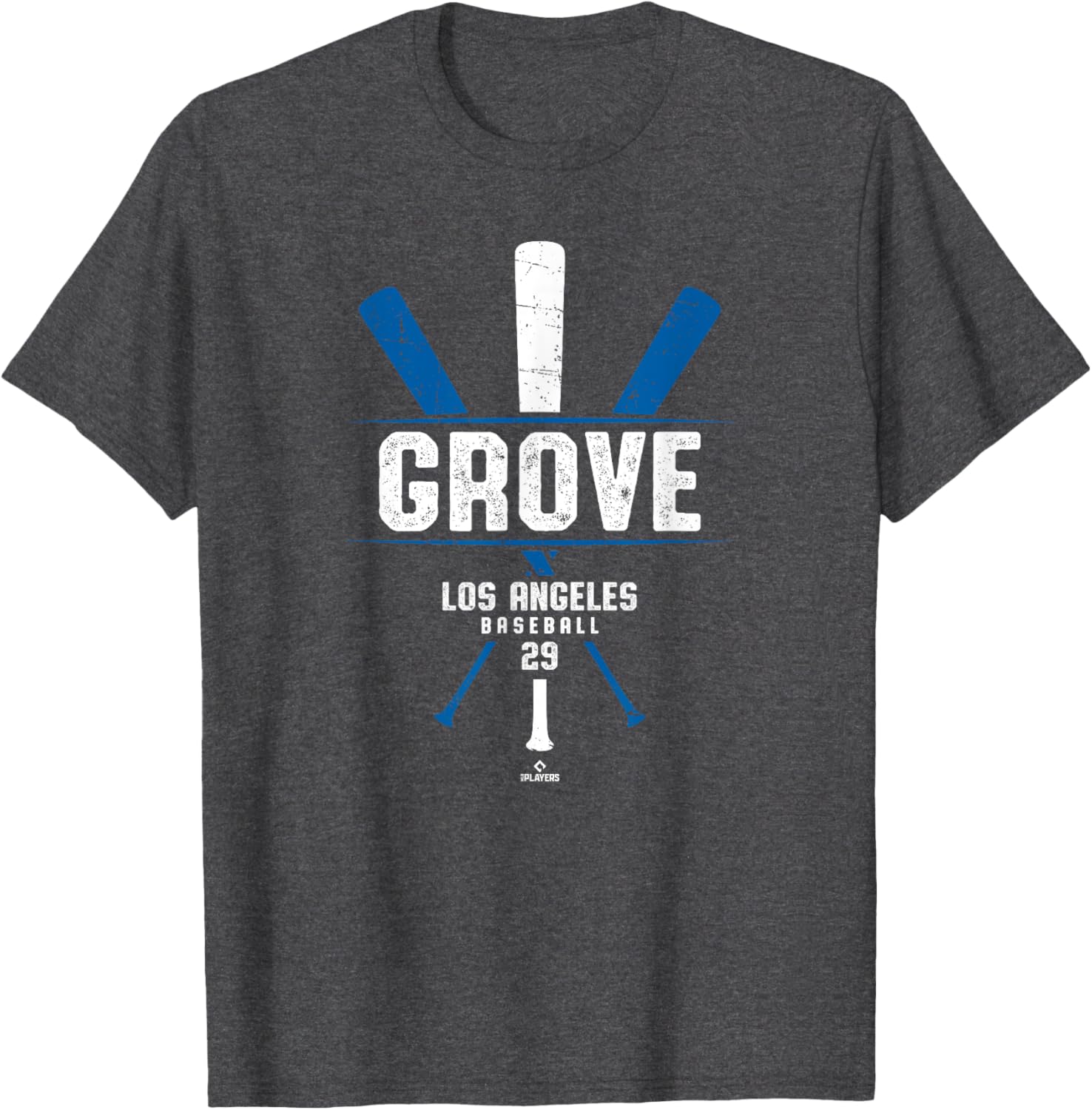Vintage Baseball Bat Gameday Michael Grove T-Shirt for Los Angeles Fans - 2