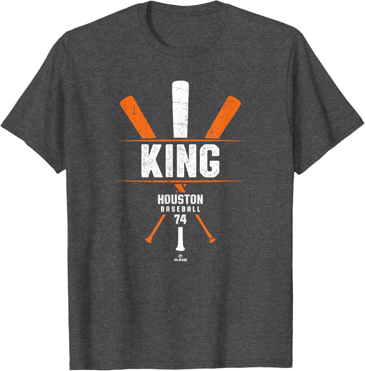 Vintage Baseball Bat Gameday Bryan King Houston T-Shirt for Fans - 1