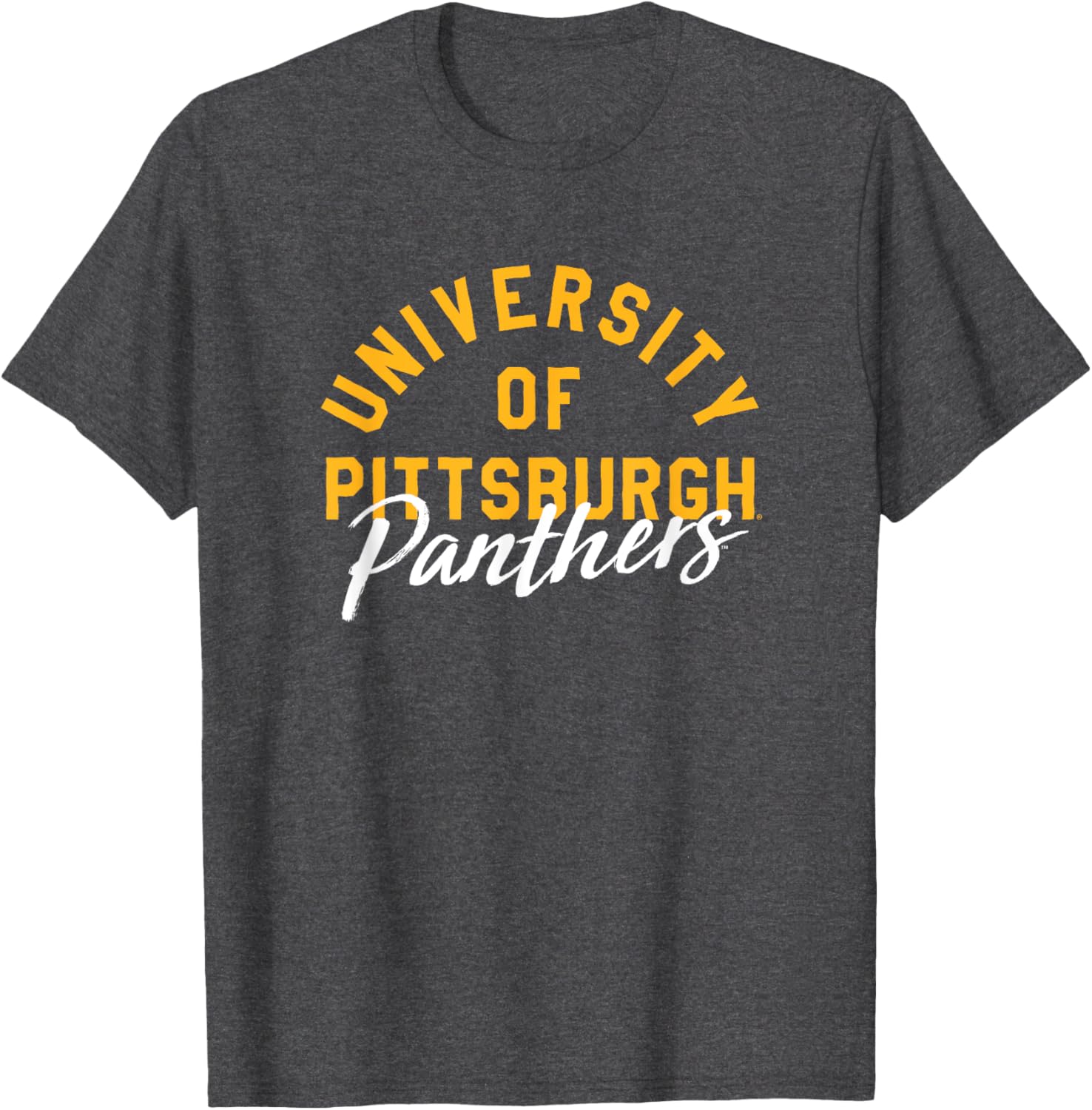 University of Pittsburgh Panthers Classic Script T-Shirt for Fans - 1