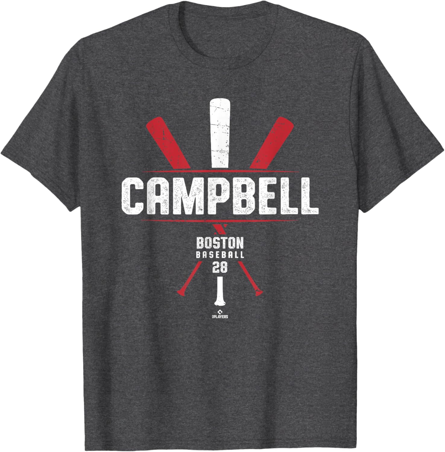 Vintage Baseball Bat Gameday T-Shirt for Boston Fans by Kristian Campbell - 5