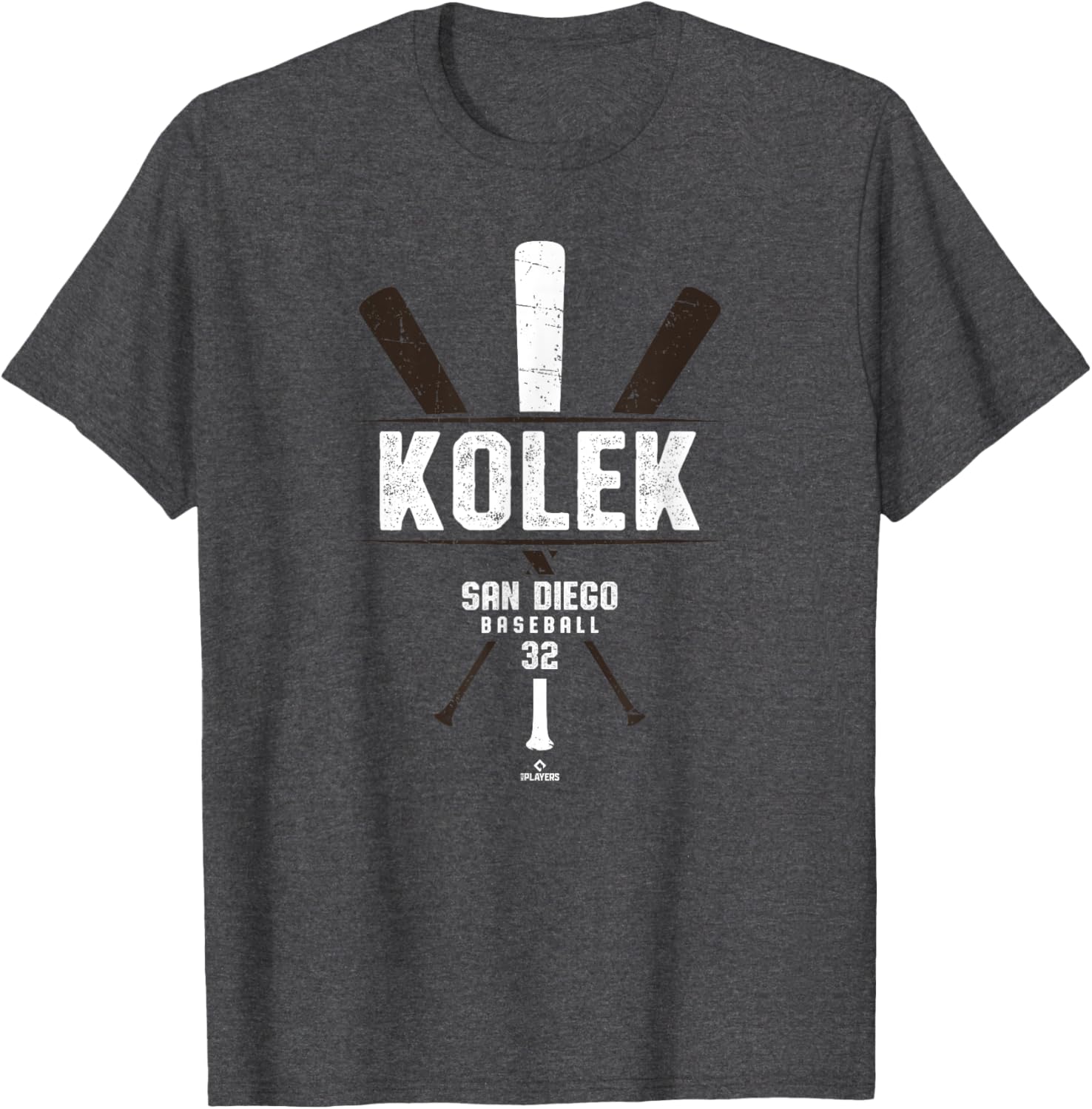 Vintage Baseball Bat Gameday T-Shirt for Stephen Kolek Fans in San Diego - 5