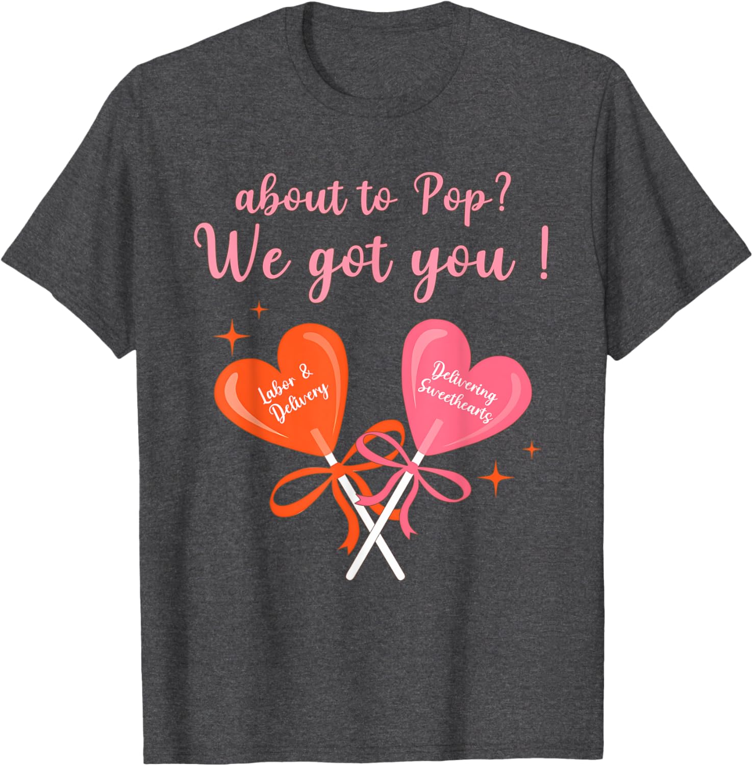 Valentine's Day Labor and Delivery T-Shirt for Expecting Moms - 2