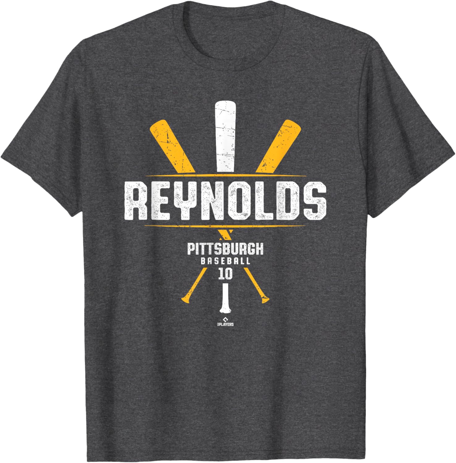 Vintage Baseball Bat Gameday Bryan Reynolds Pittsburgh Tee for Fans - 1