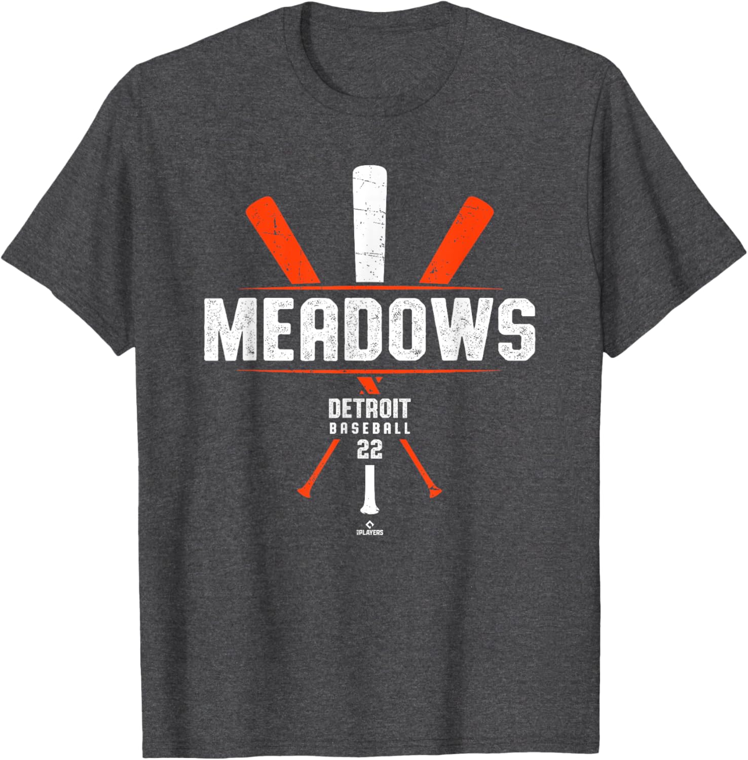 Vintage Baseball Bat Parker Meadows Detroit T-Shirt for Gamers & Fans - 4