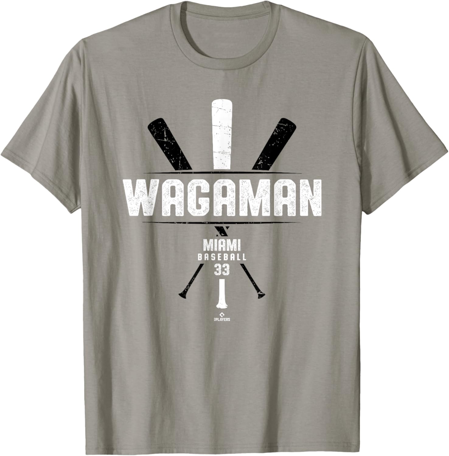 Vintage Baseball Bat T-Shirt for Miami Fans | Eric Wagaman Gameday Apparel - 5