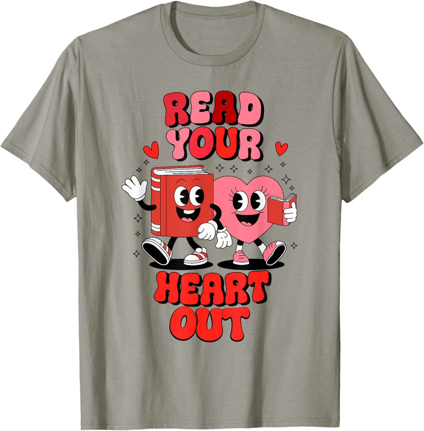 Valentine's Day Bookworm Librarian T-Shirt for Book Lovers - 5