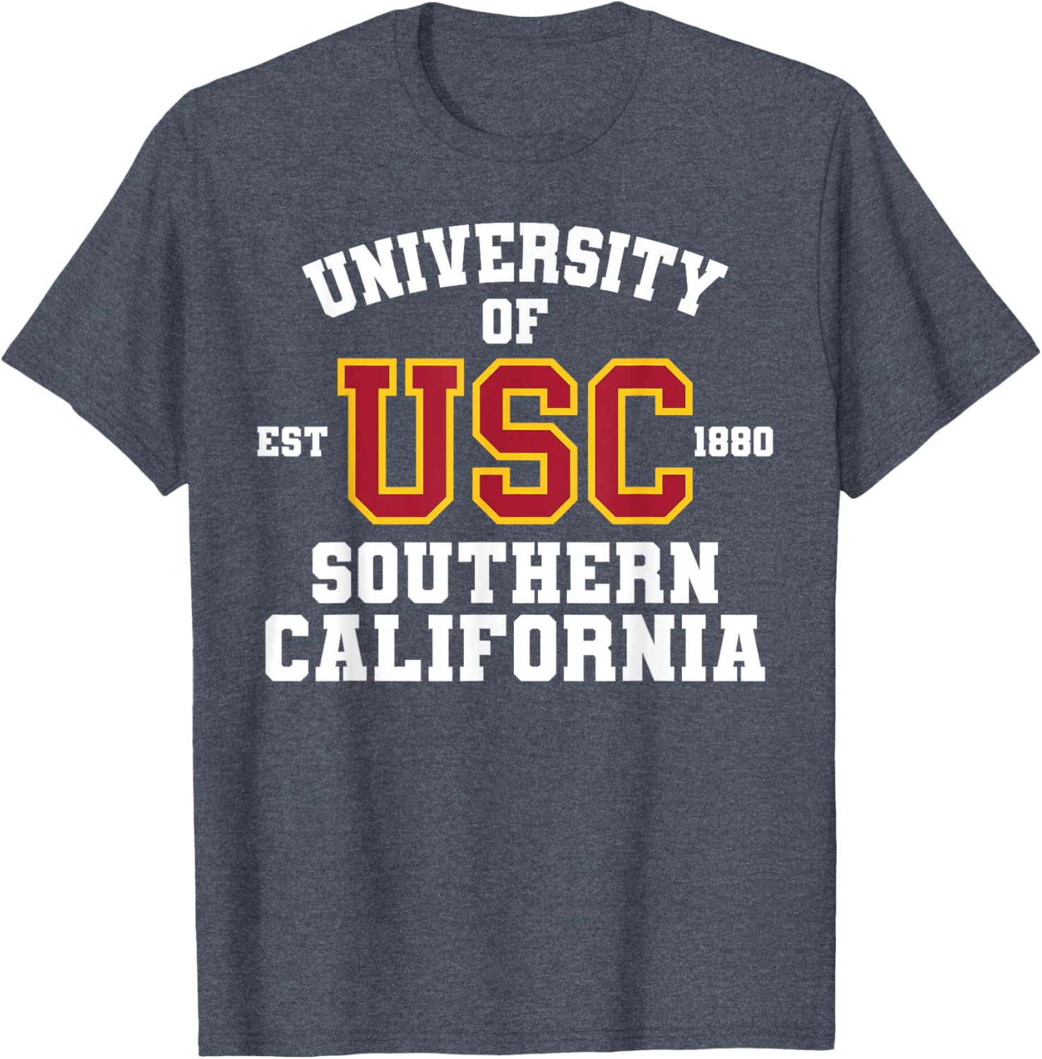 USC Established 1880 University of Southern California T-Shirt for Fans - 14