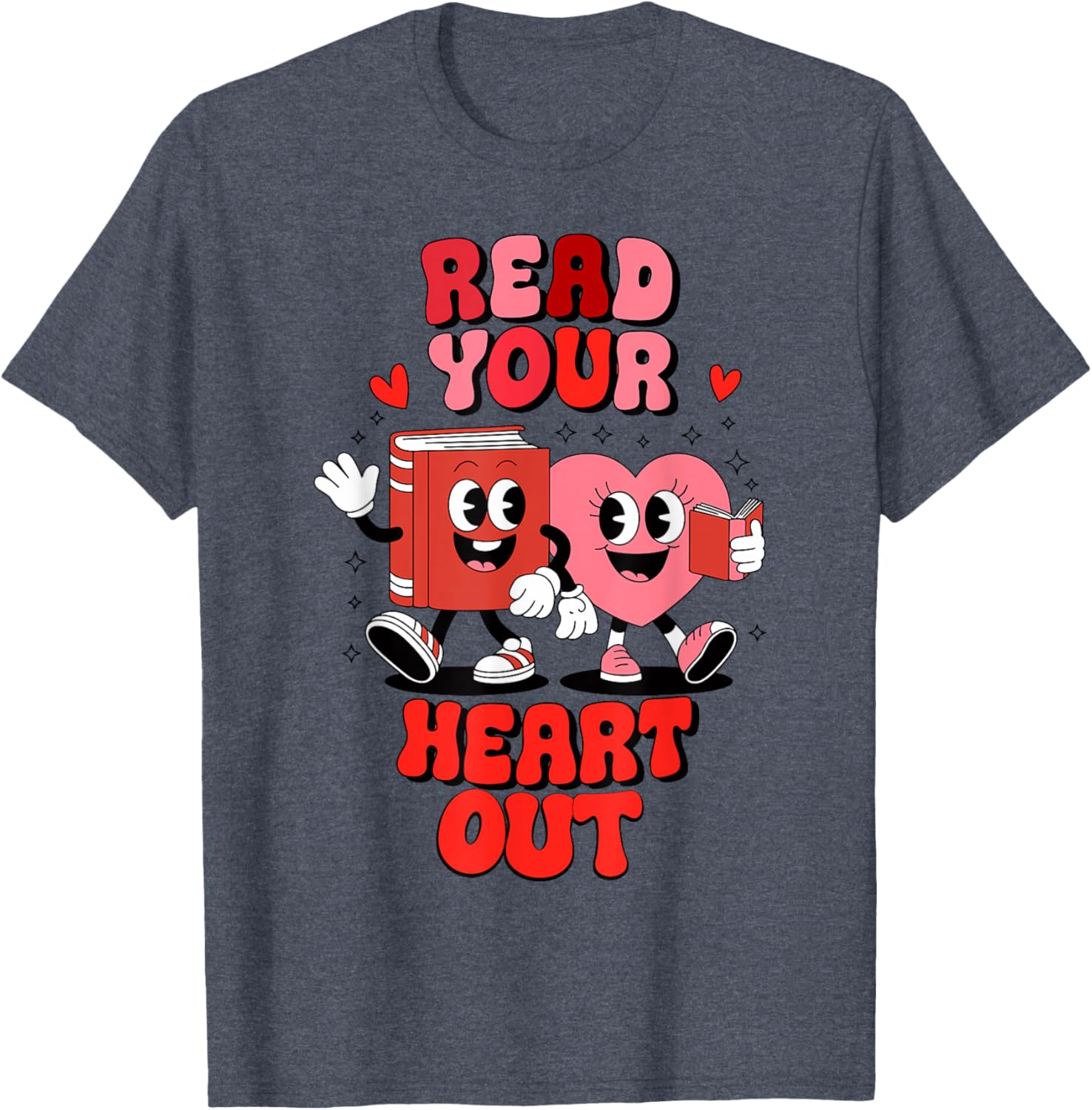 Valentine's Day Bookworm Librarian T-Shirt for Book Lovers - 10