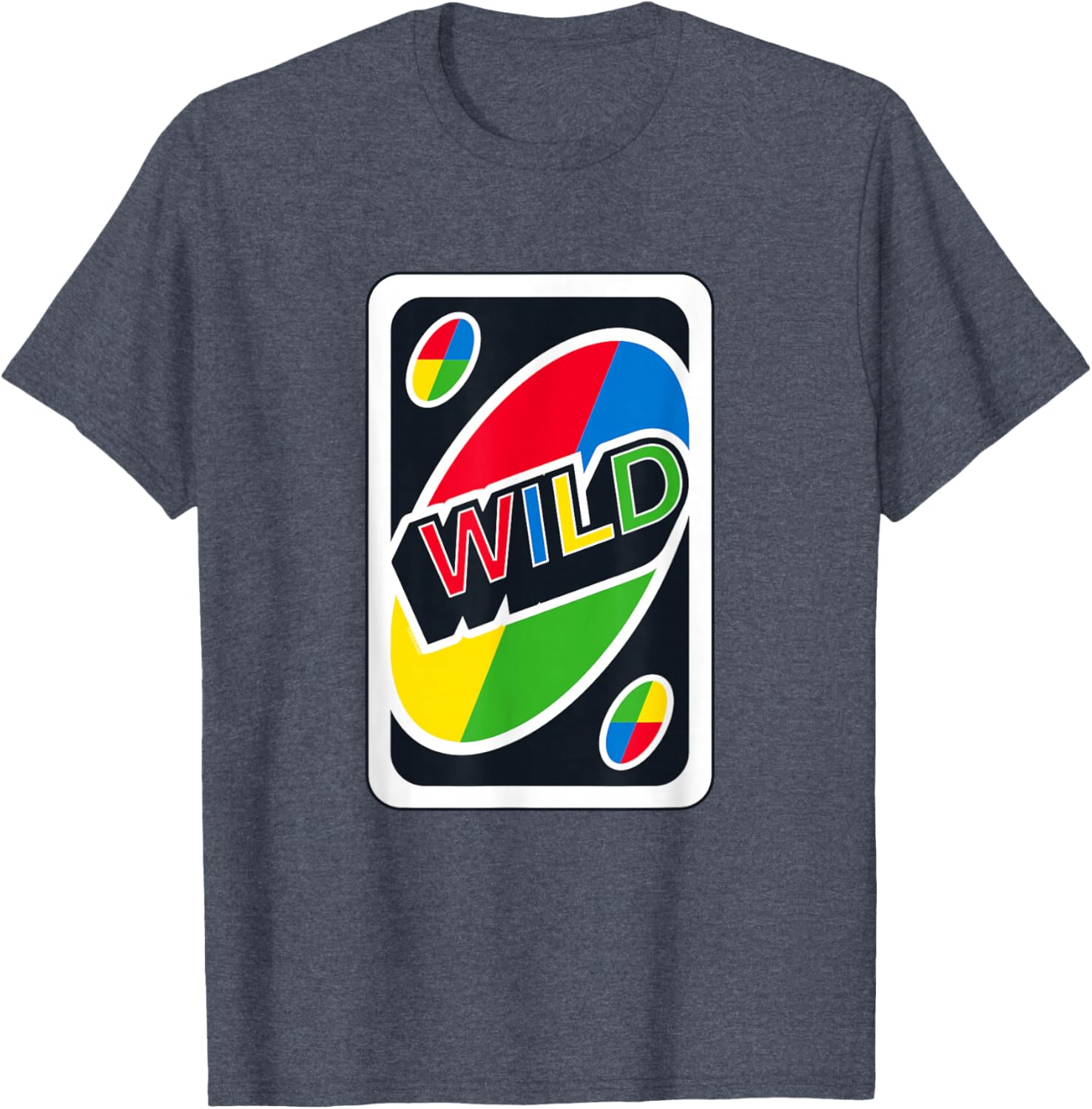 UNO Wild Card T-Shirt Fun Graphic Tee for Gamers and Casual Wear - 7