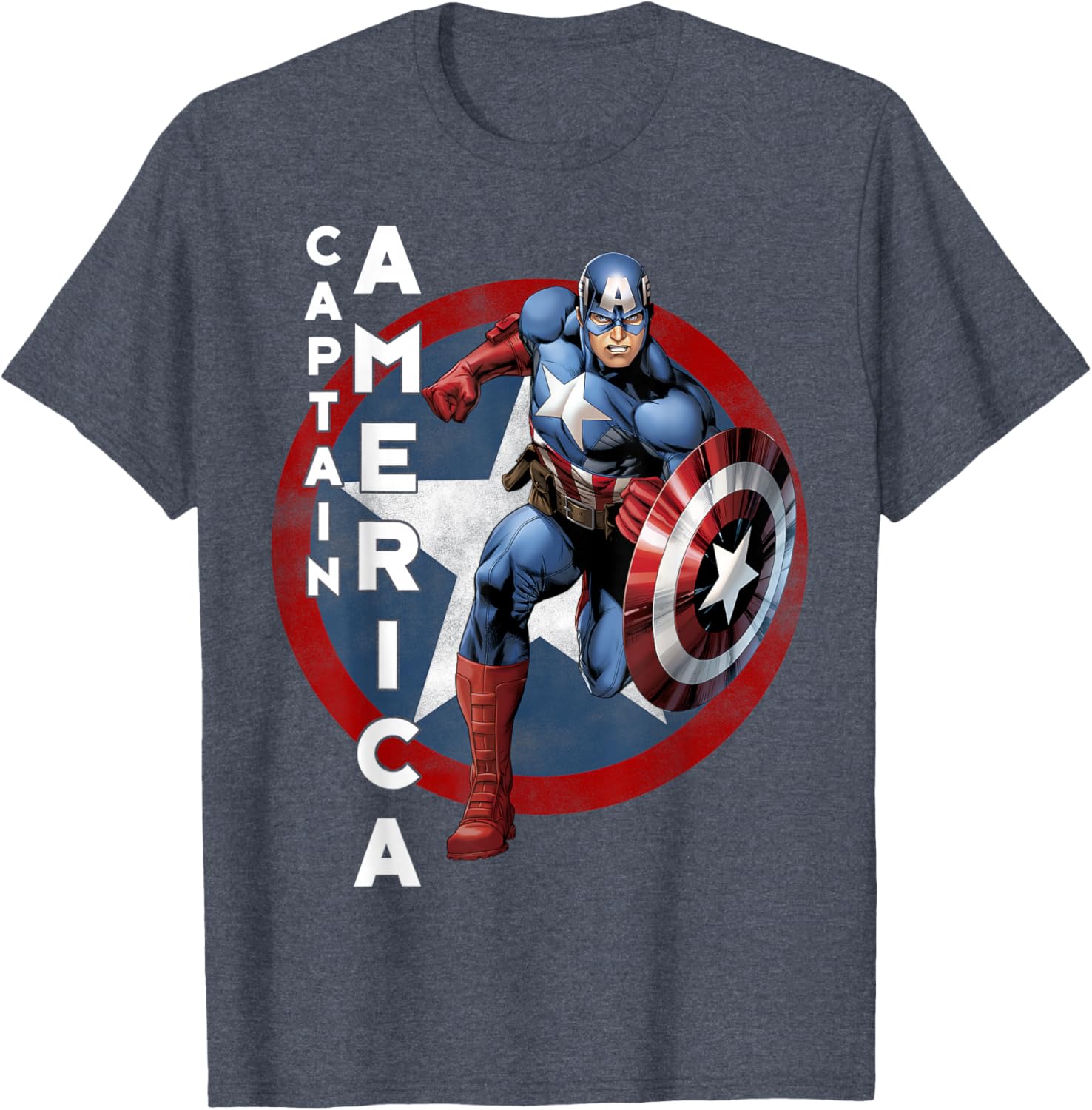 Vintage Captain America T-Shirt Marvel Avengers Icon for Fans and Collectors - 3