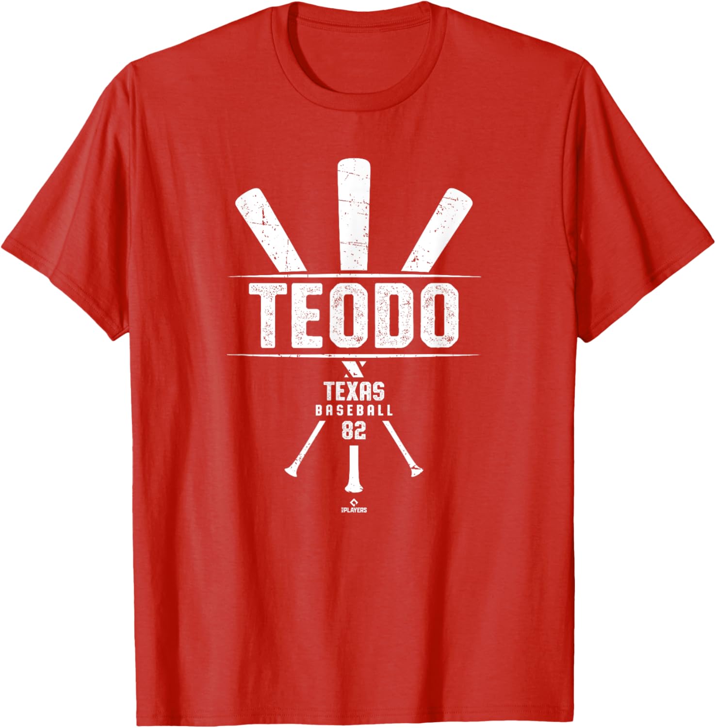 Vintage Baseball Bat Gameday T-Shirt for Texas Fans by Emiliano Teodo - 1
