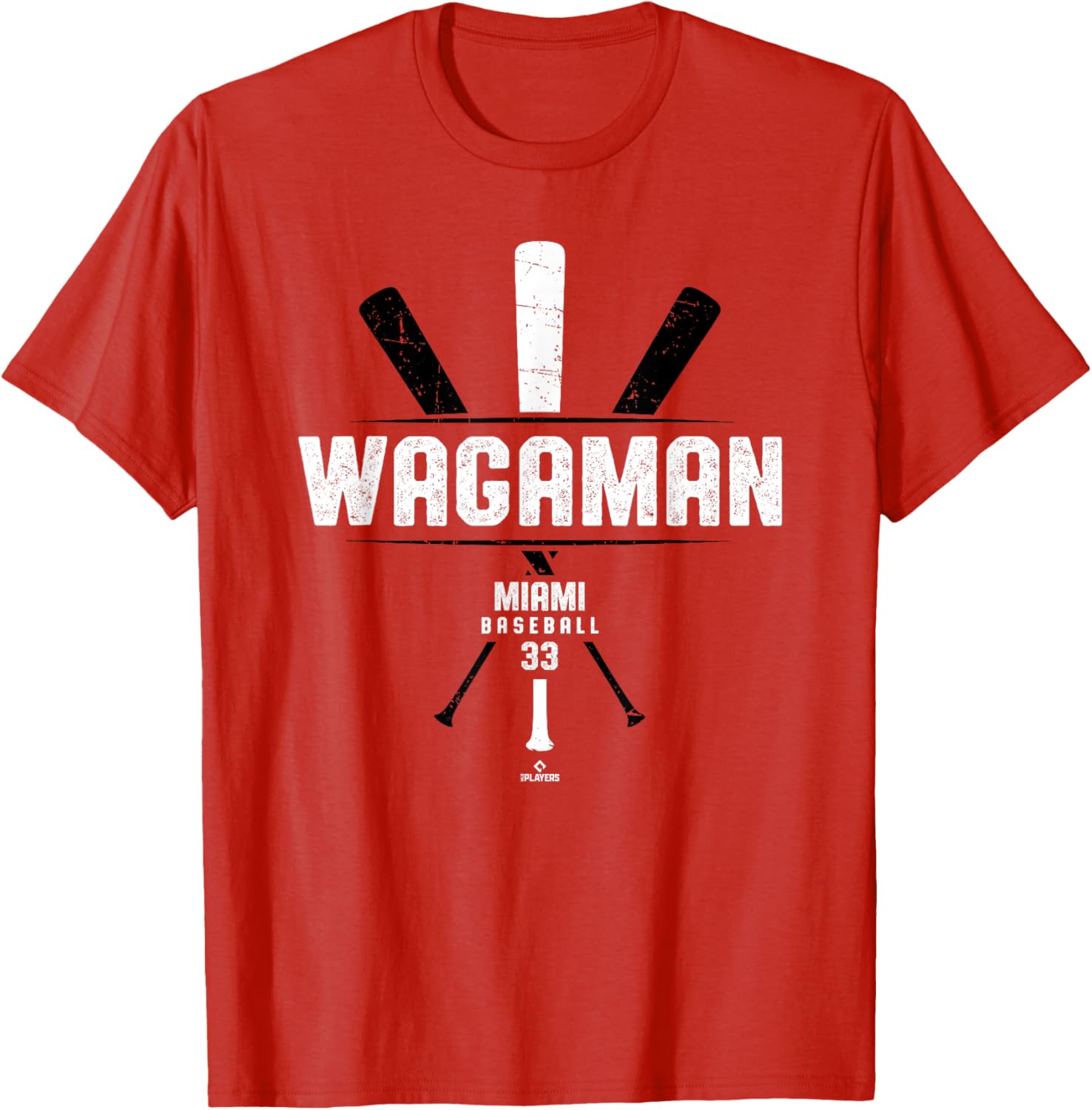 Vintage Baseball Bat T-Shirt for Miami Fans | Eric Wagaman Gameday Apparel - 4