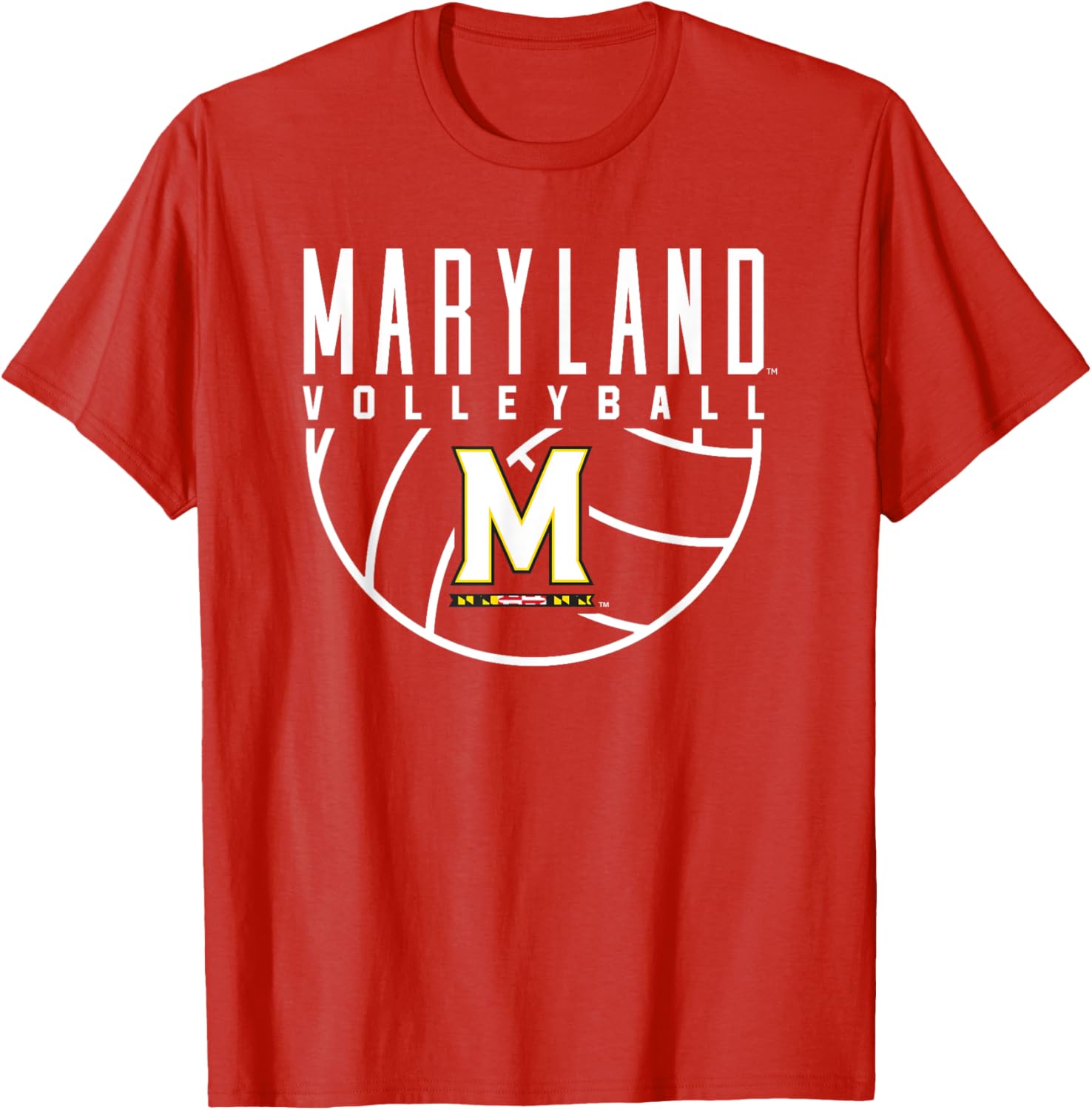 University of Maryland Terrapins Volleyball Arch T-Shirt for Fans - 1