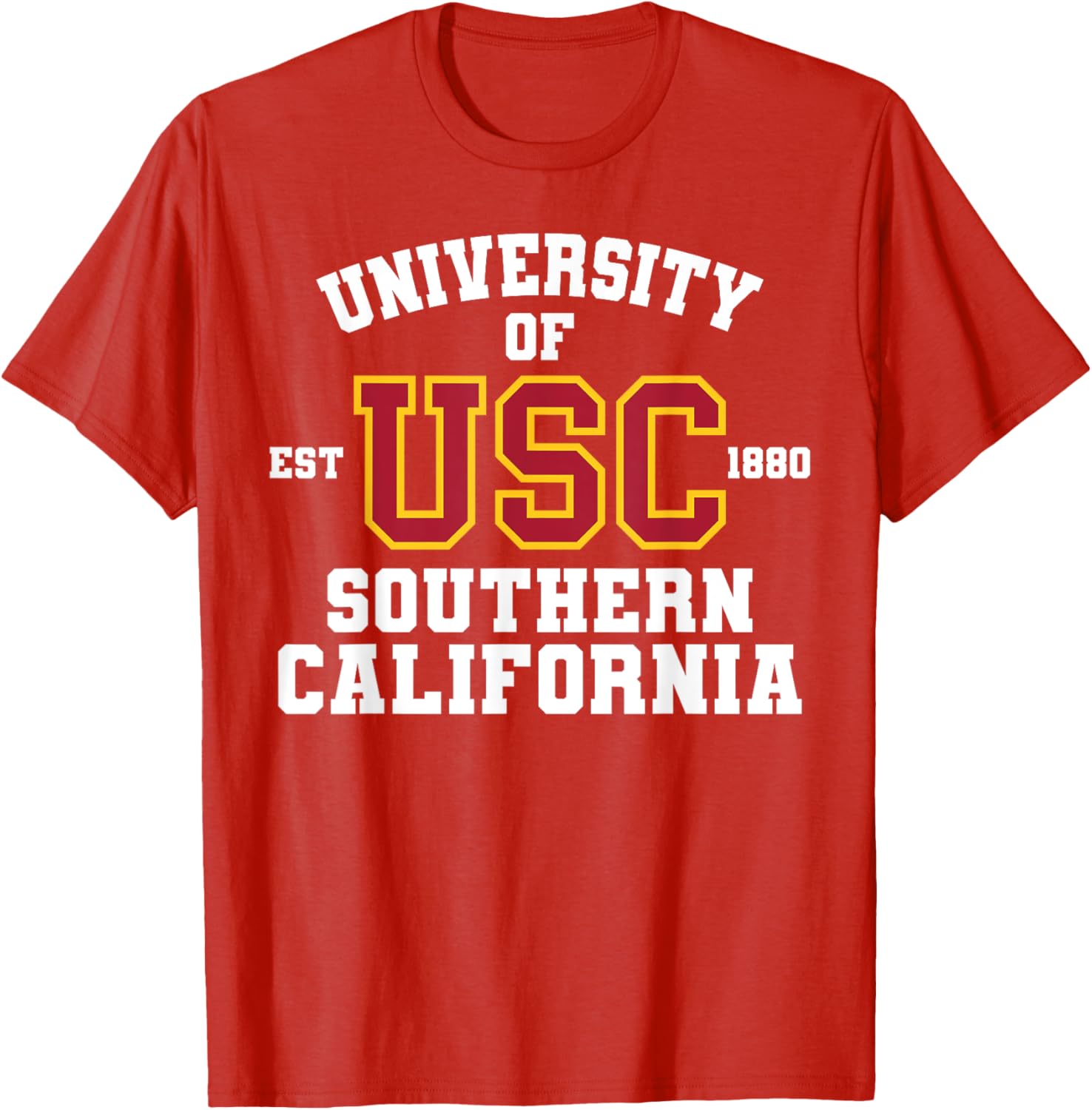 USC Established 1880 University of Southern California T-Shirt for Fans - 8