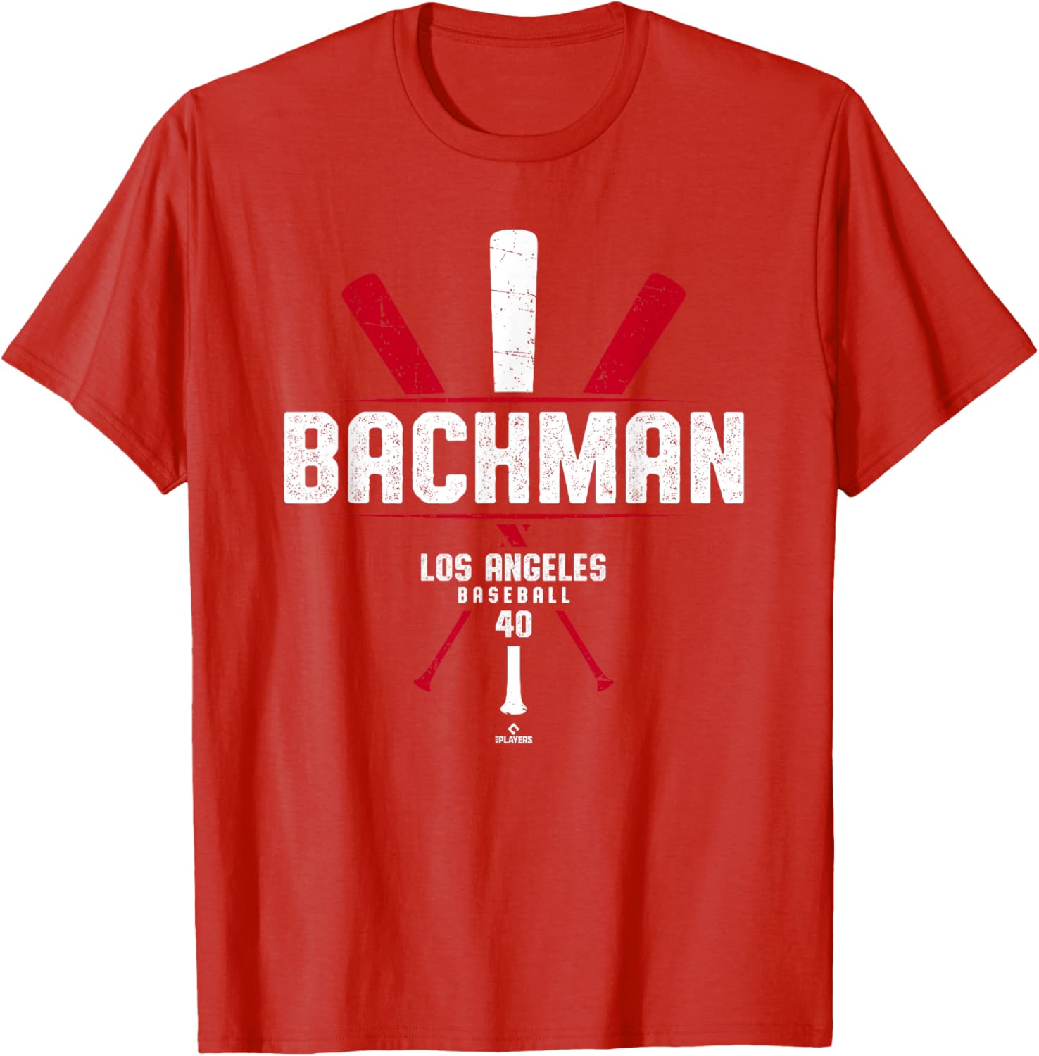 Vintage Baseball Bat Gameday T-Shirt for Sam Bachman Los Angeles Fans - 5