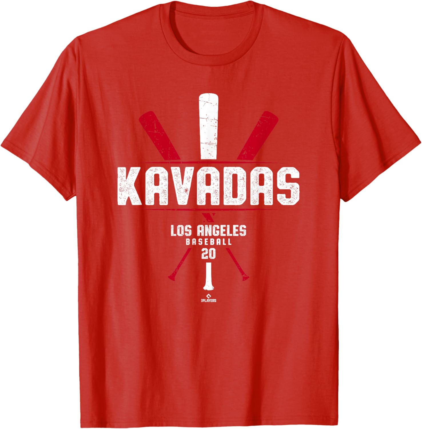 Vintage Baseball Bat Gameday Niko Kavadas Los Angeles T-Shirt - 4