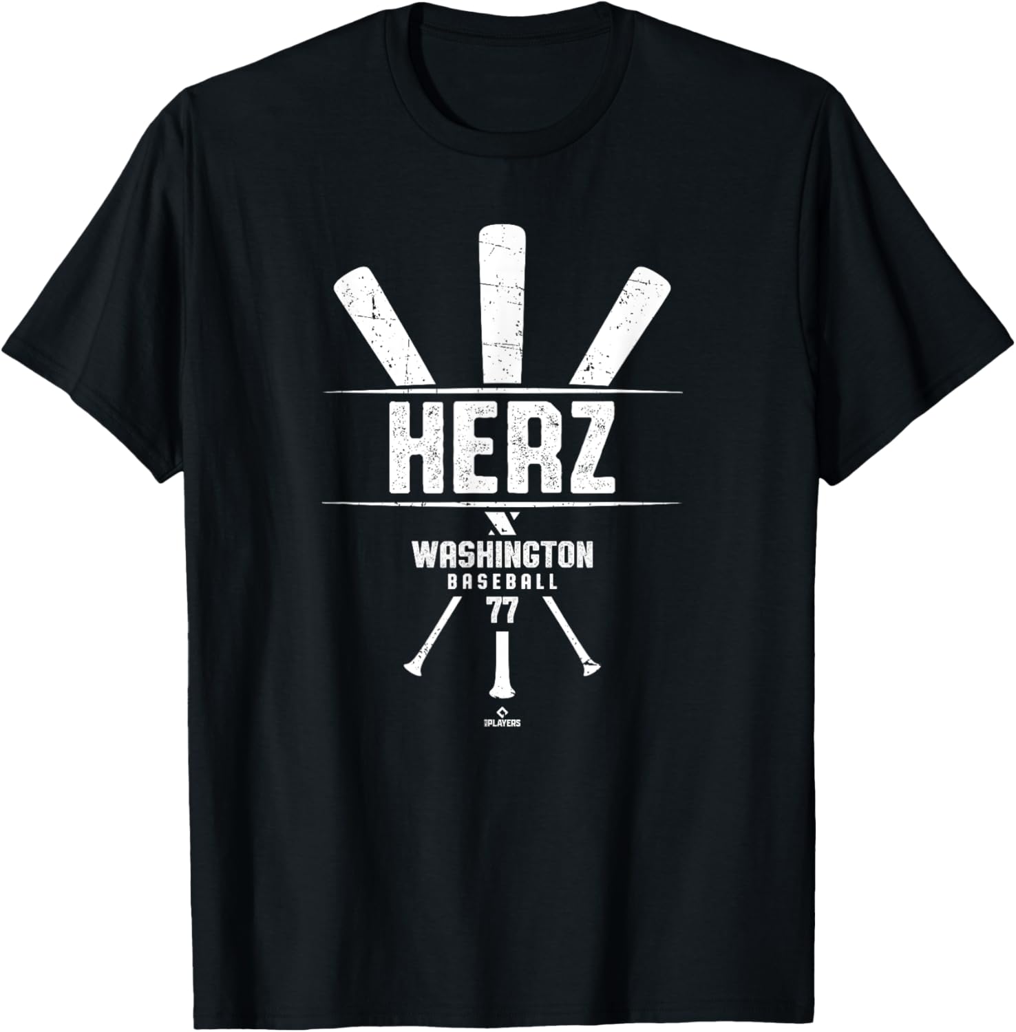 Vintage Baseball Bat T-Shirt for DJ Herz Washington Baseball Fans - 3