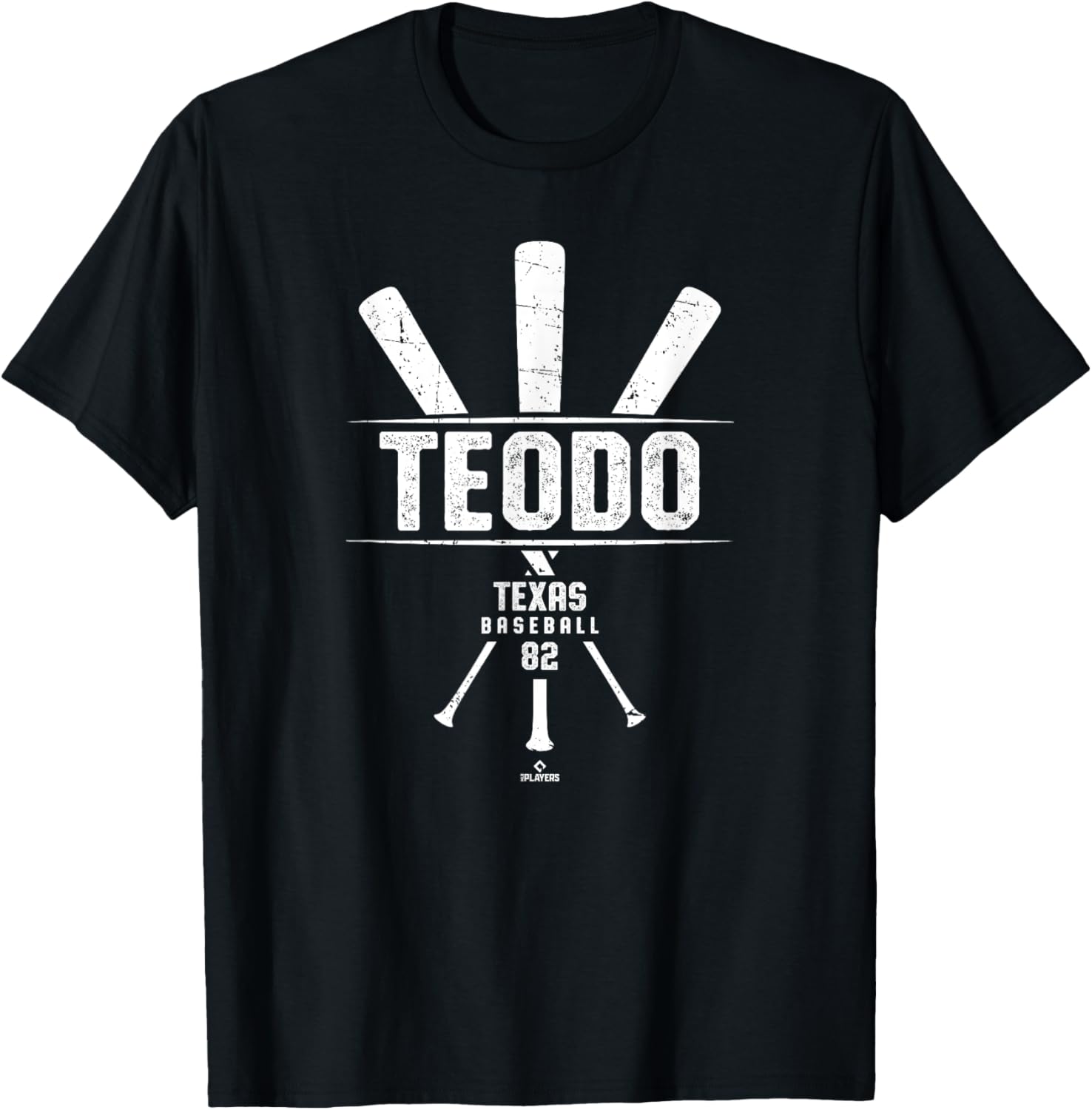 Vintage Baseball Bat Gameday T-Shirt for Texas Fans by Emiliano Teodo - 3