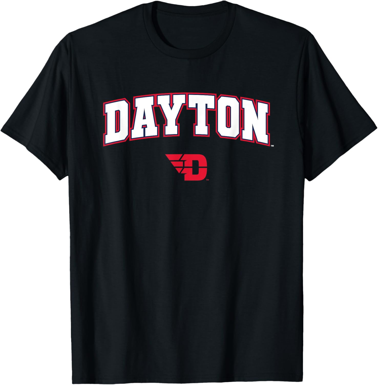 University of Dayton Flyers Arch Logo T-Shirt for Fans and Athletes - 1