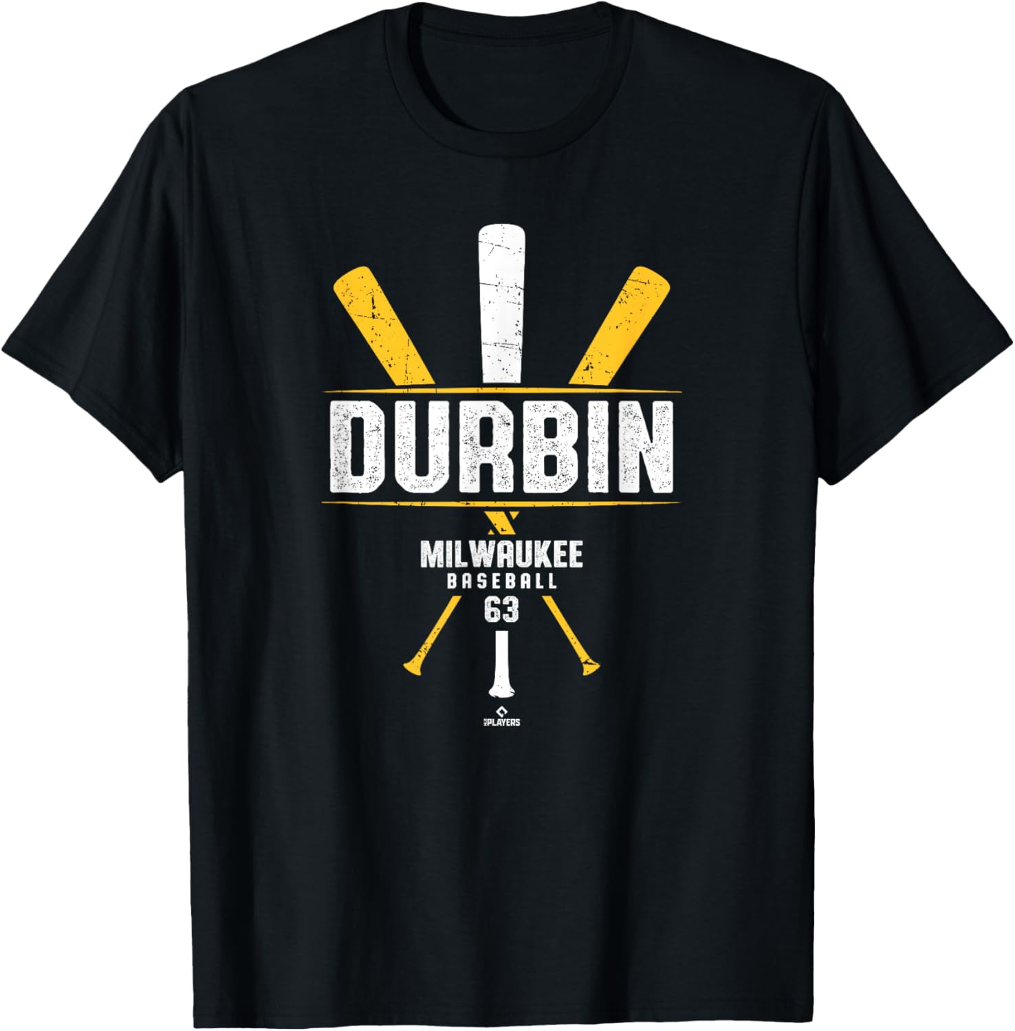 Vintage Baseball Bat Caleb Durbin Milwaukee T-Shirt for Gameday Fun - 1