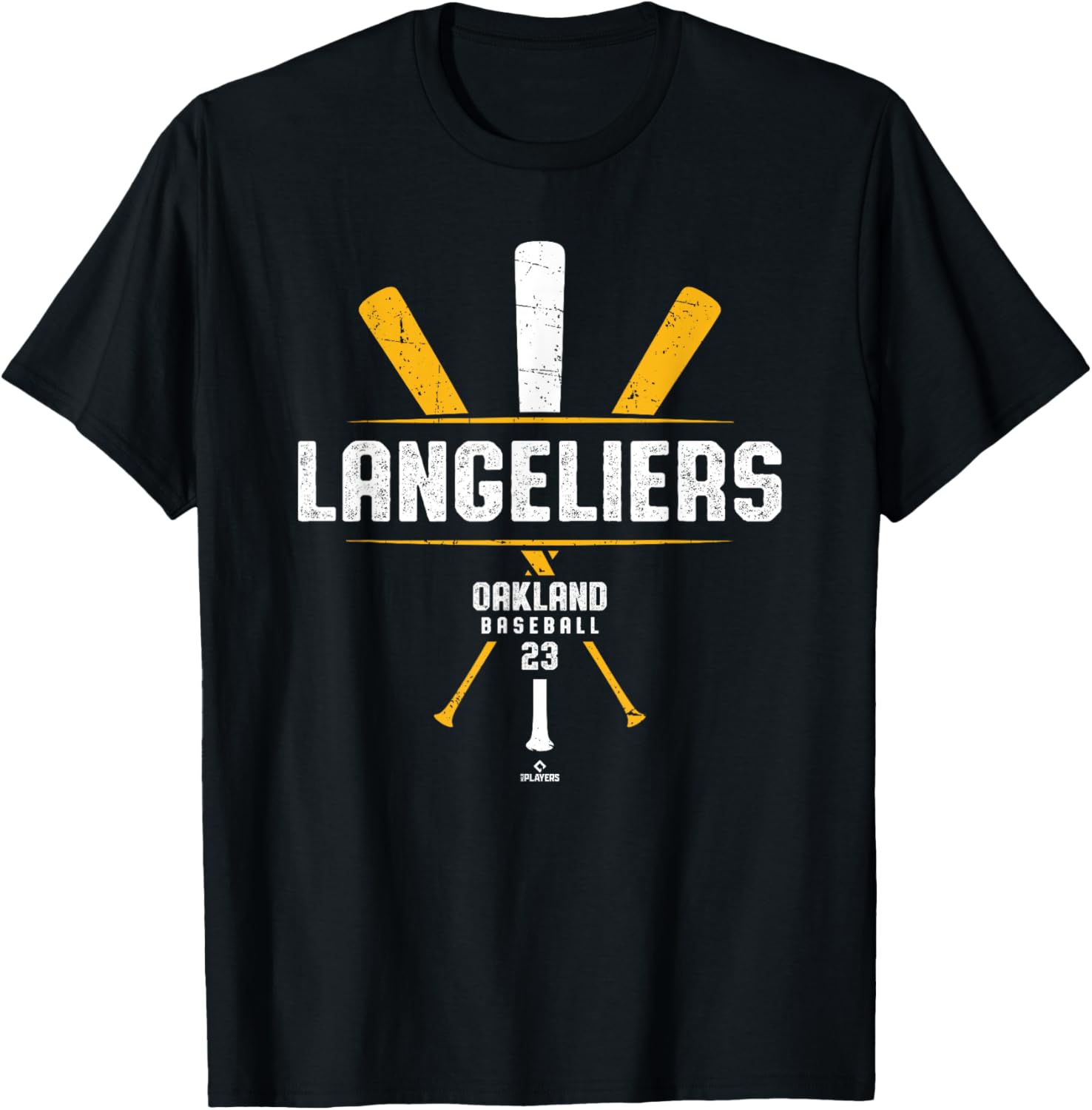 Vintage Baseball Bat Gameday Shea Langeliers Oakland T-Shirt for Fans - 4
