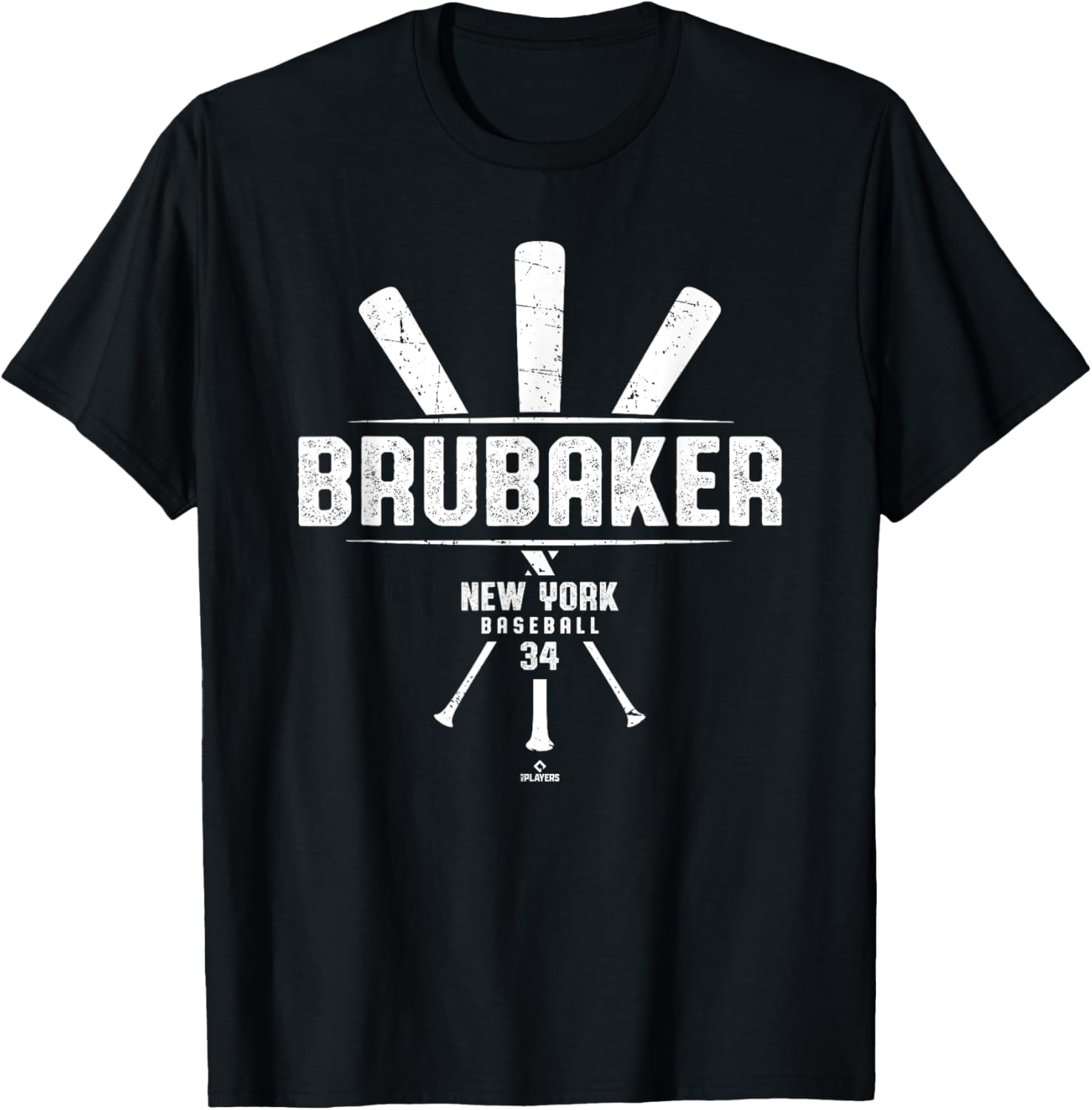 Vintage Baseball Bat Gameday JT Brubaker New York T-Shirt for Fans - 4