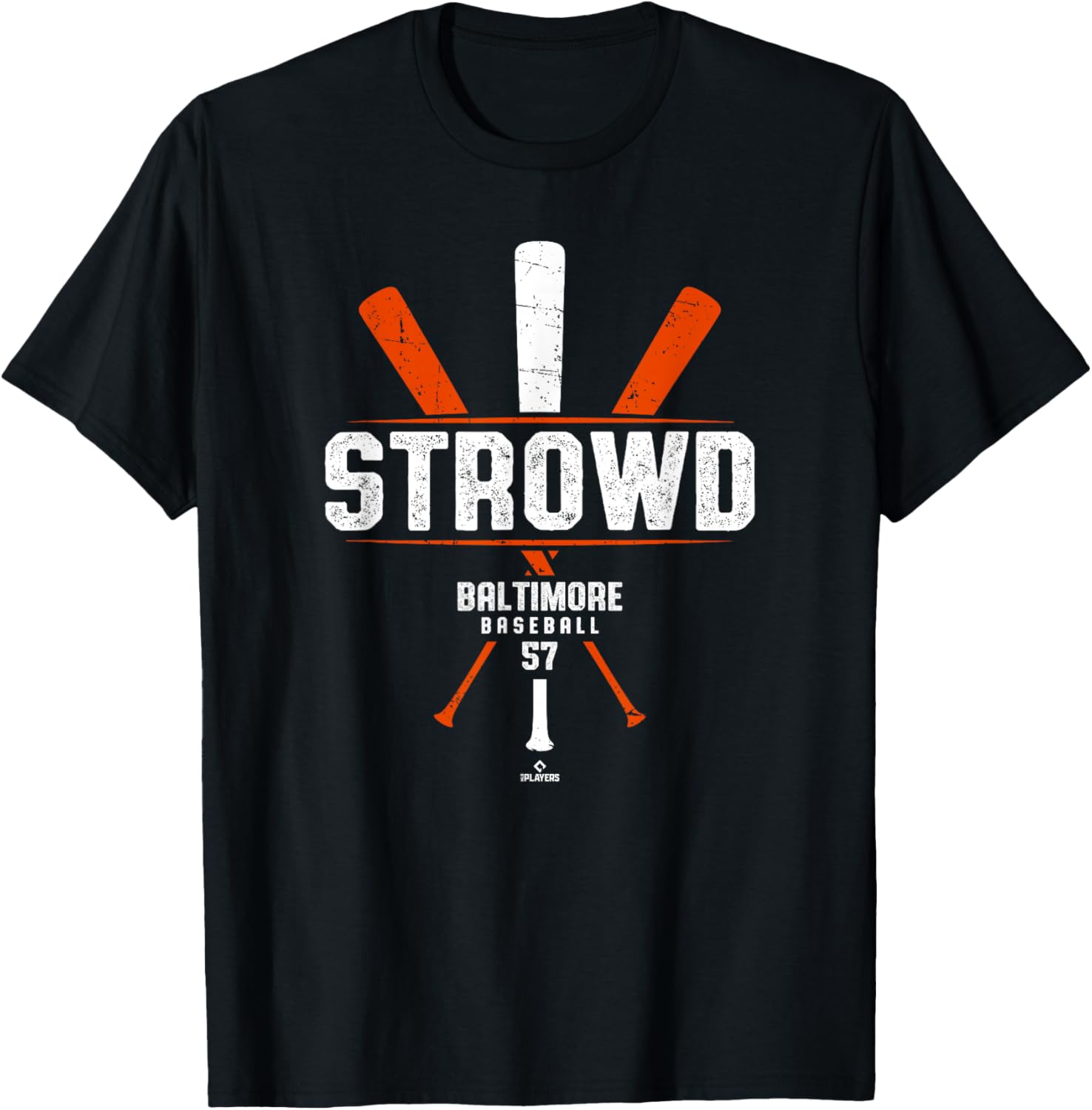 Vintage Baseball Bat Gameday T-Shirt for Kade Strowd Baltimore Fans - 4