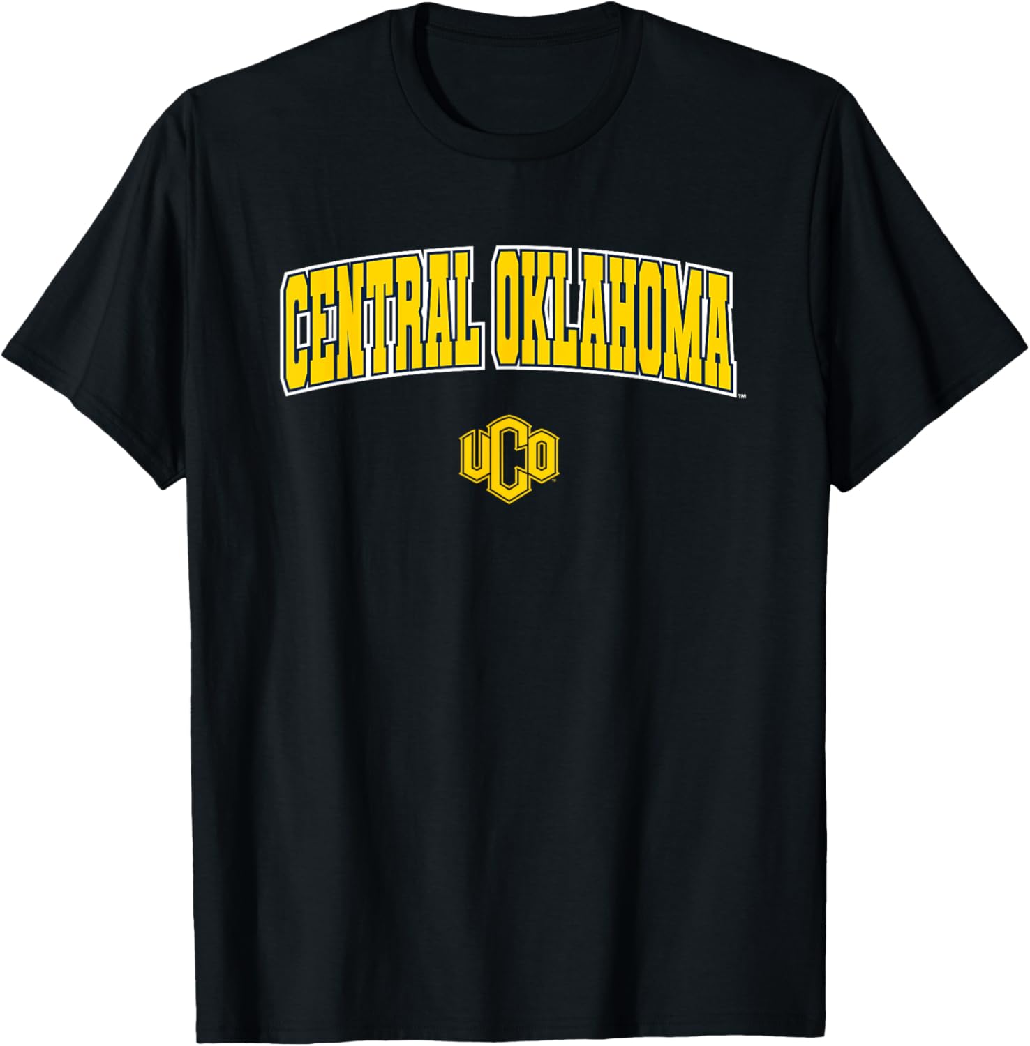 University of Central Oklahoma Bronchos Arch Logo T-Shirt for Fans - 1