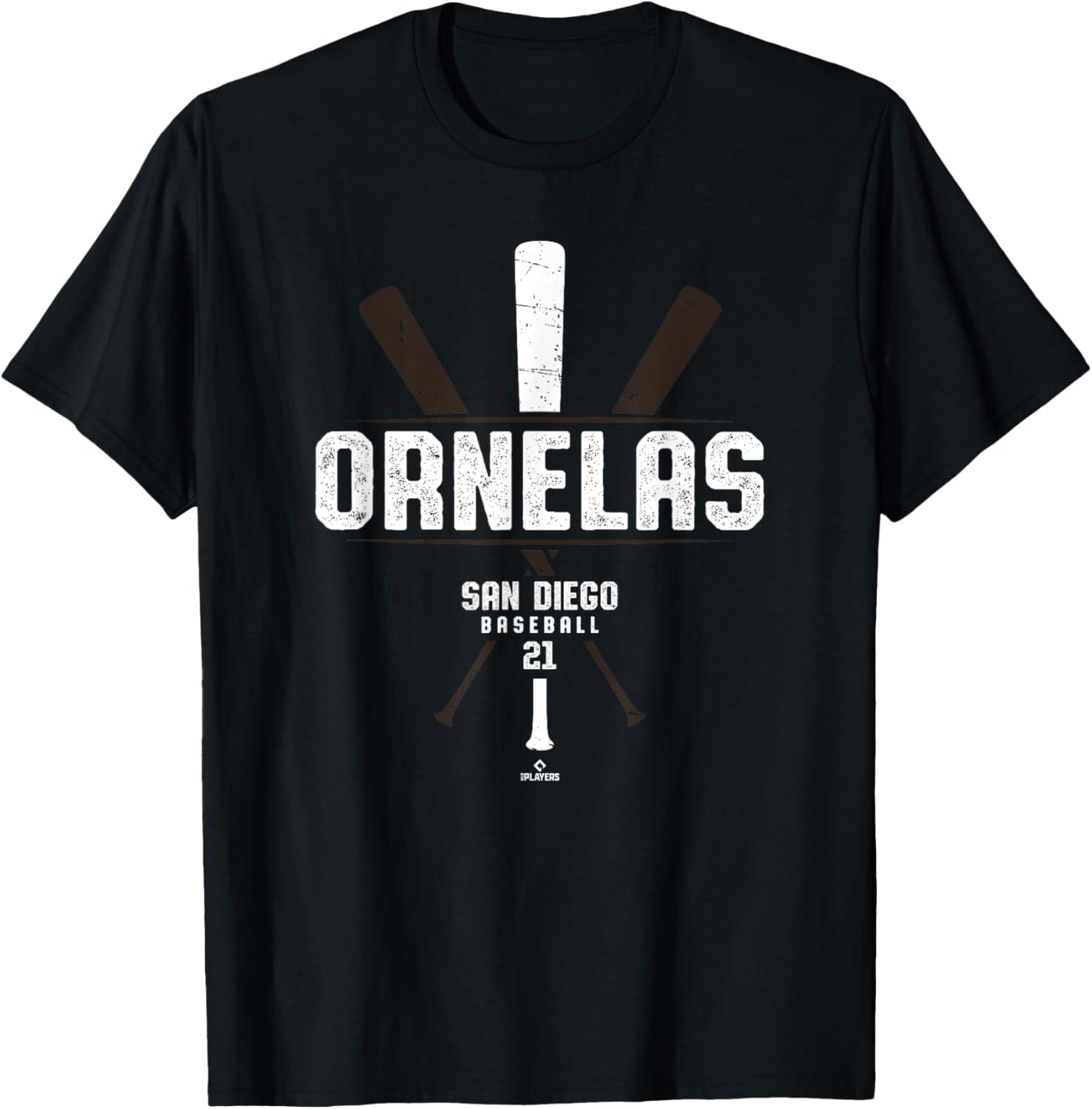 Vintage Baseball Bat Gameday Shirt by Tirso Ornelas in San Diego Style - 3