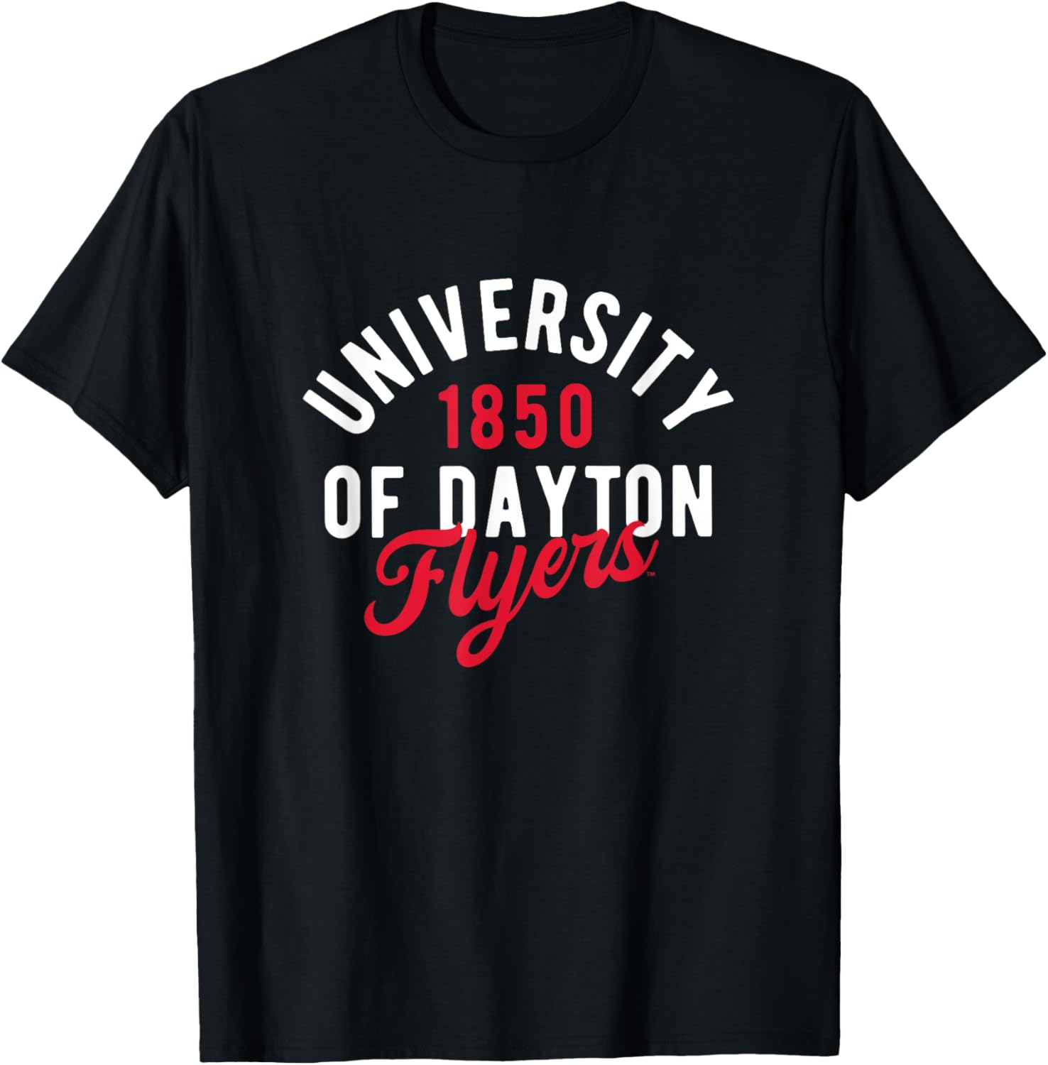 University of Dayton Flyers Classic Script T-Shirt for Sports Fans - 1