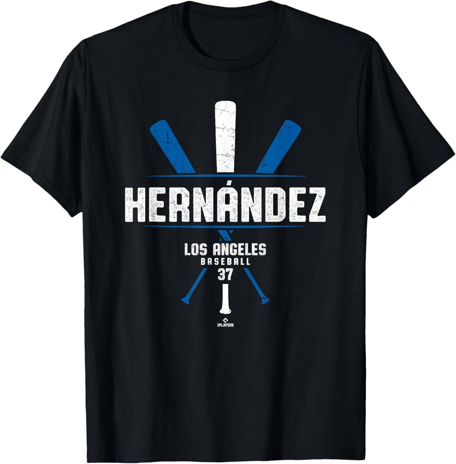 Vintage Baseball Bat Gameday Teoscar Hernandez Los Angeles T-Shirt - 3