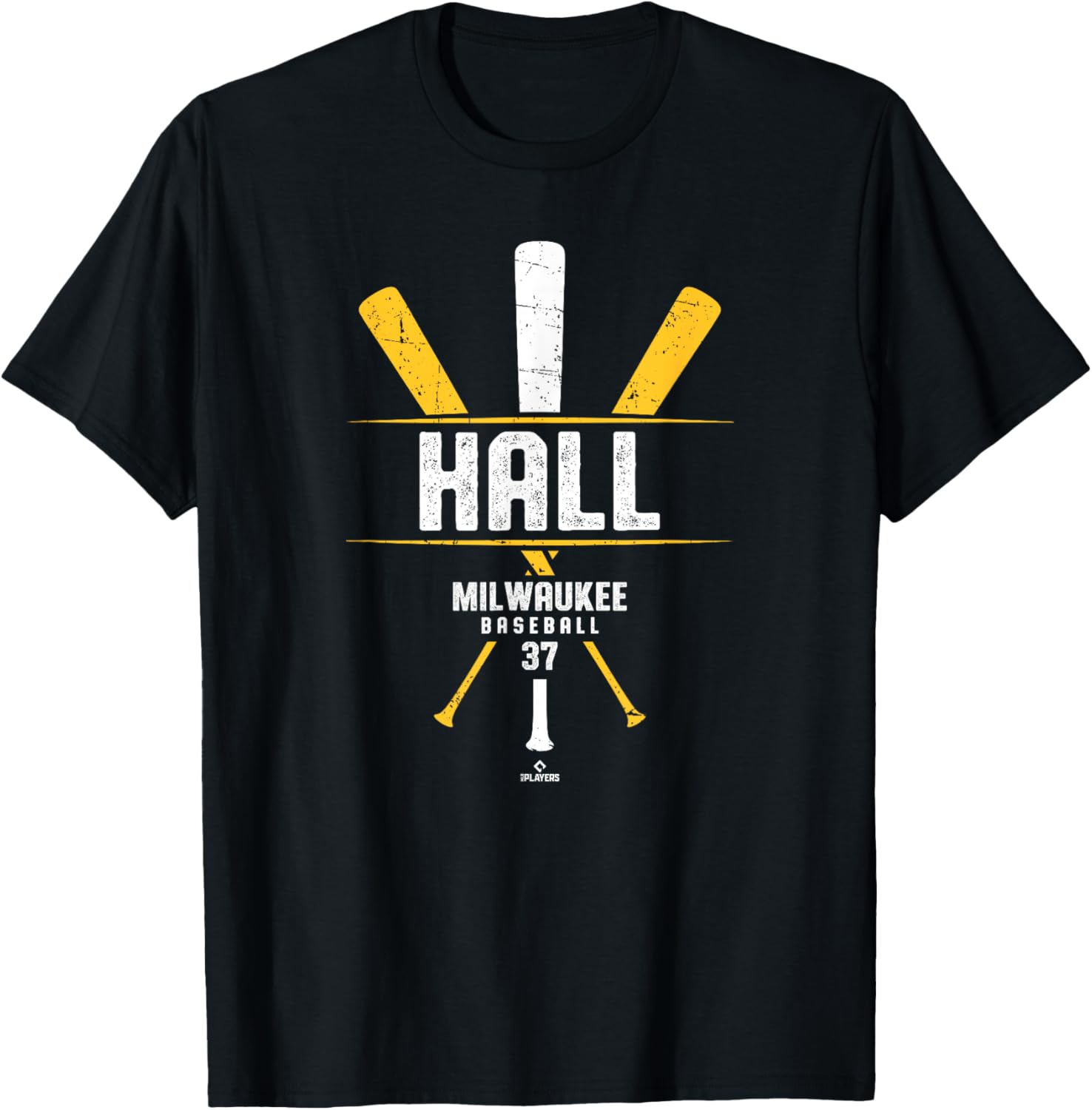 Vintage Baseball Bat Gameday DL Hall Milwaukee Baseball T-Shirt Fashion - 2