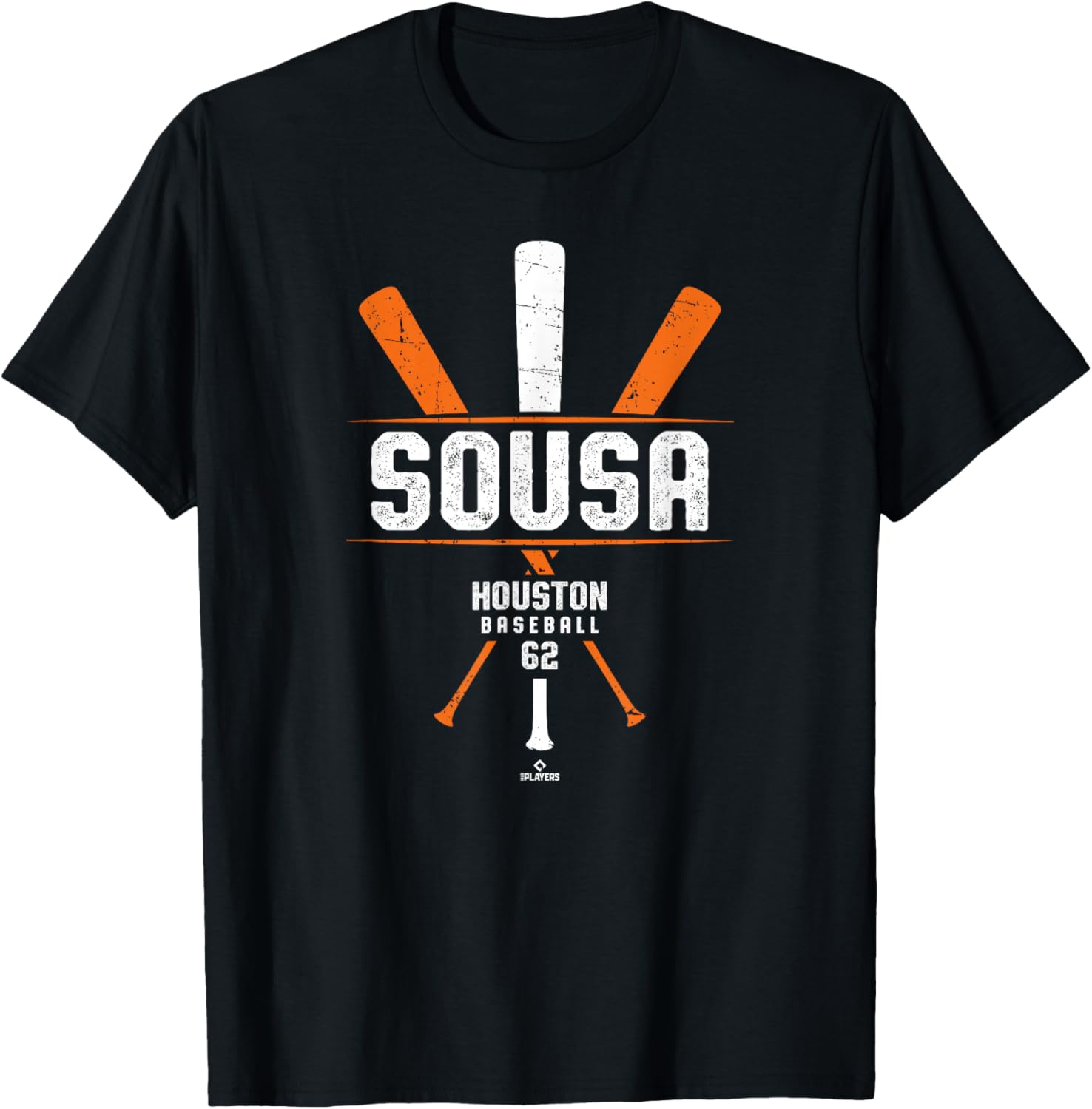 Vintage Baseball Bat Gameday T-Shirt for Houston Fans - Bennett Sousa Design - 1
