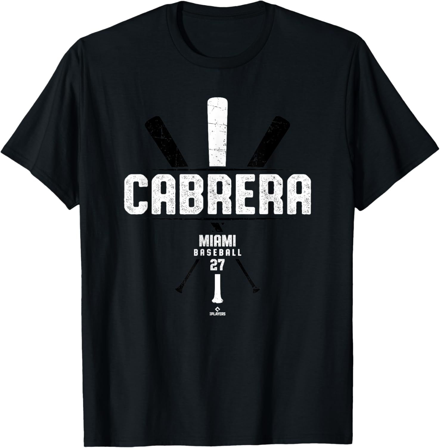 Vintage Baseball Bat T-Shirt for Edward Cabrera Miami Fans - 4